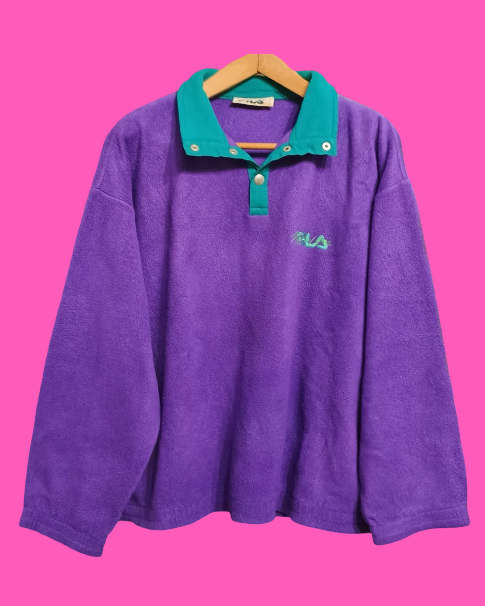 Vintage Multicolor Fantasy 90's Fila Fleece Unisex Size XL