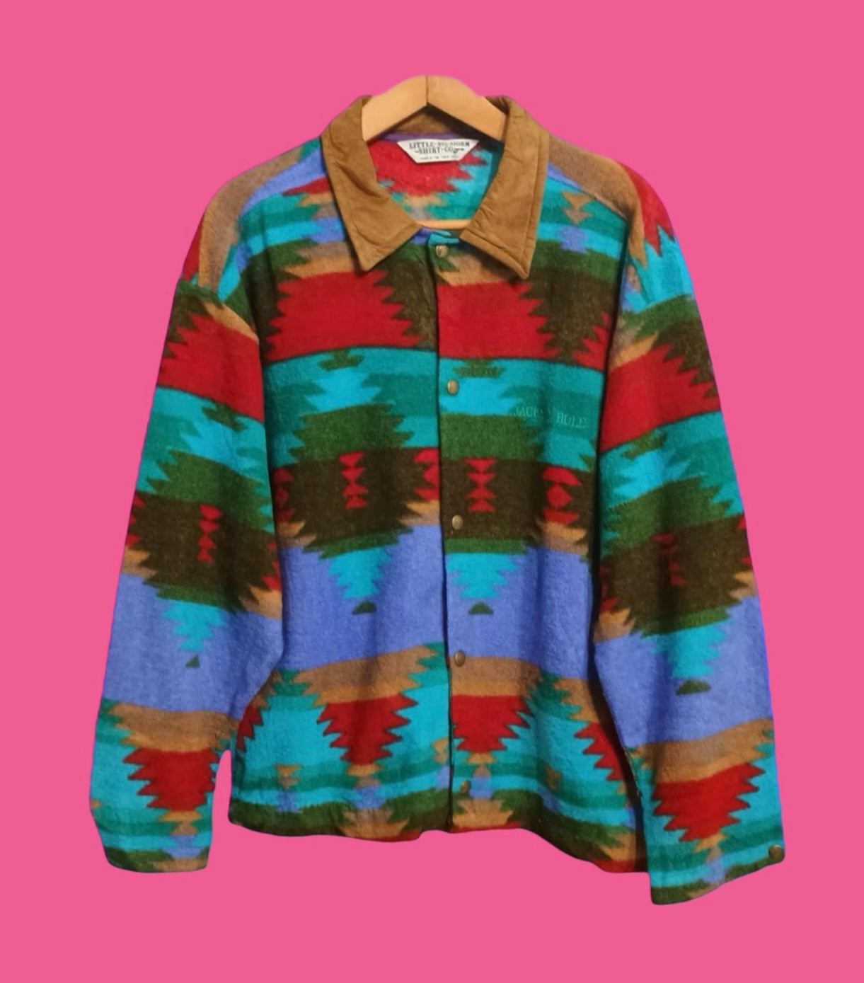 Vintage Multicolor Fantasy 90's Sweatshirt Jacket Unisex Size L