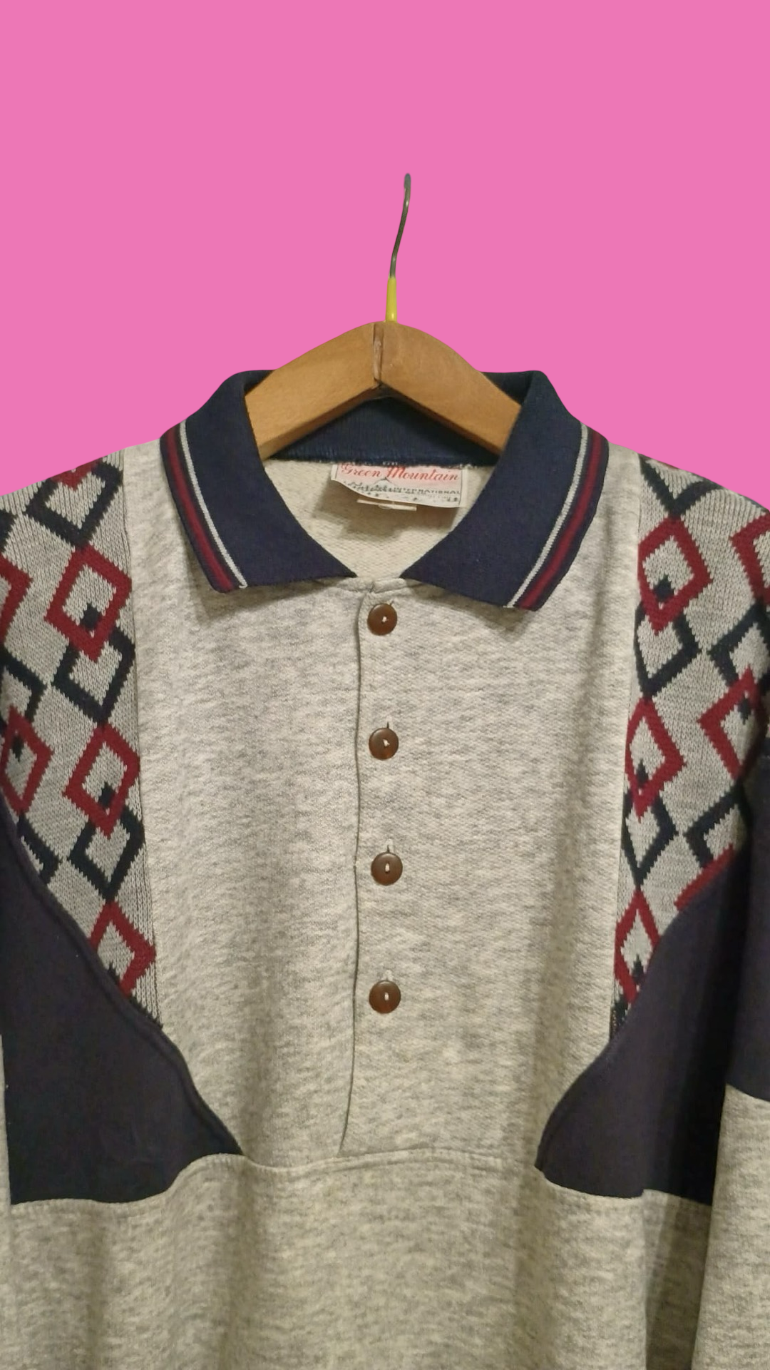 Vintage Multicolor Fantasy 90's Sweatshirt Unisex Size L