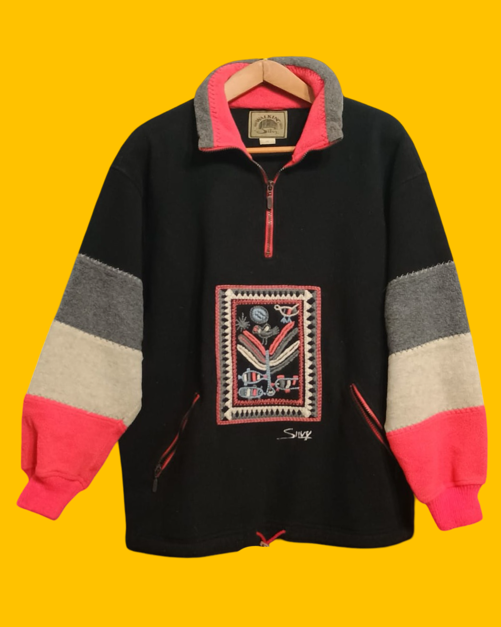 Vintage Multicolor Fantasy 90's Sweatshirt Unisex Size M