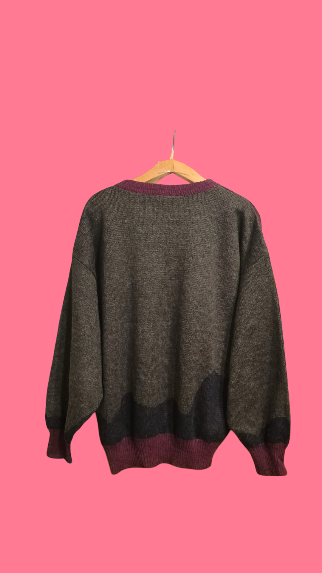 Vintage Multicolor Fantasy 90's Sweater Unisex Size L