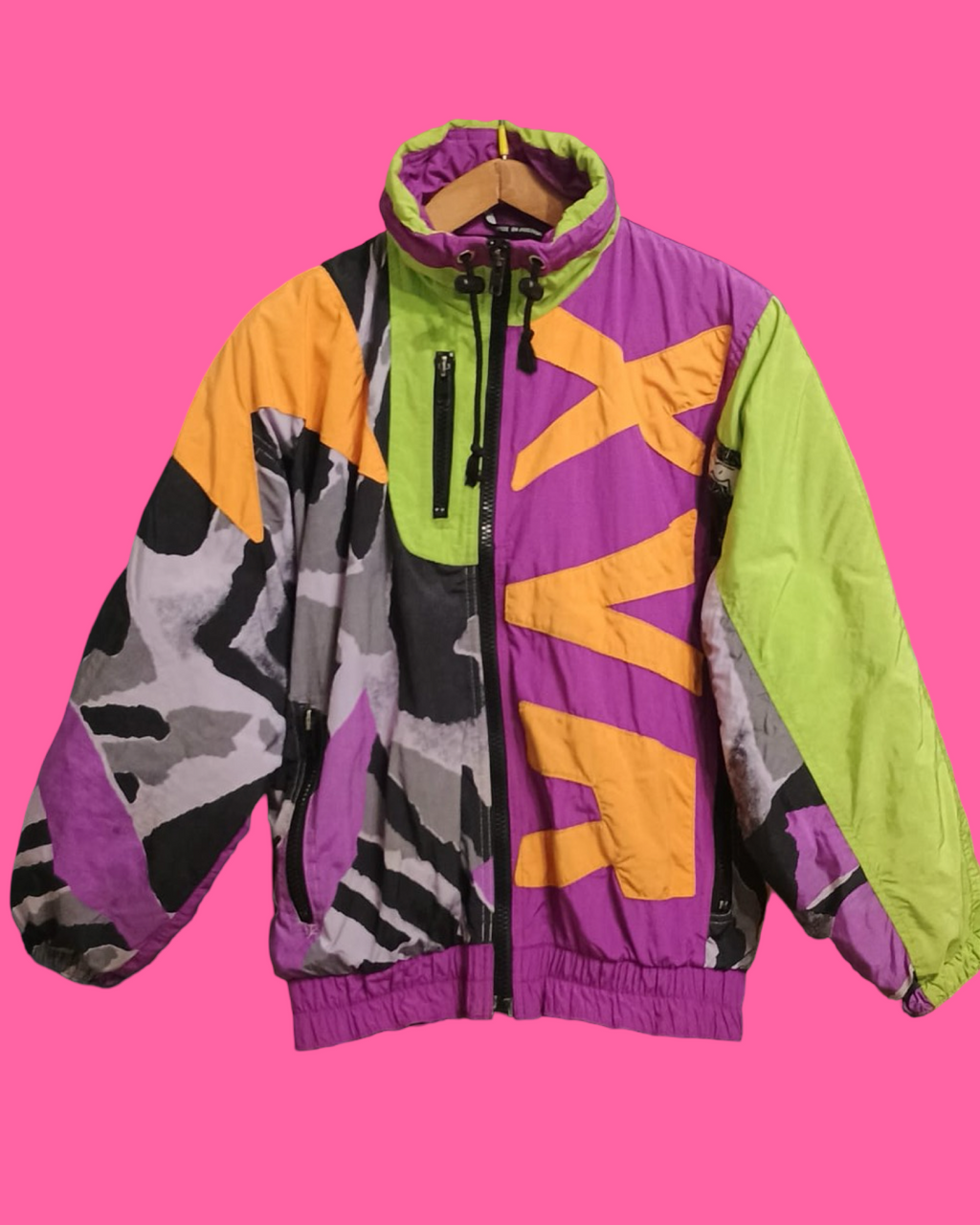 Vintage Multicolor Fantasy 90's Snow Jacket Unisex Size M