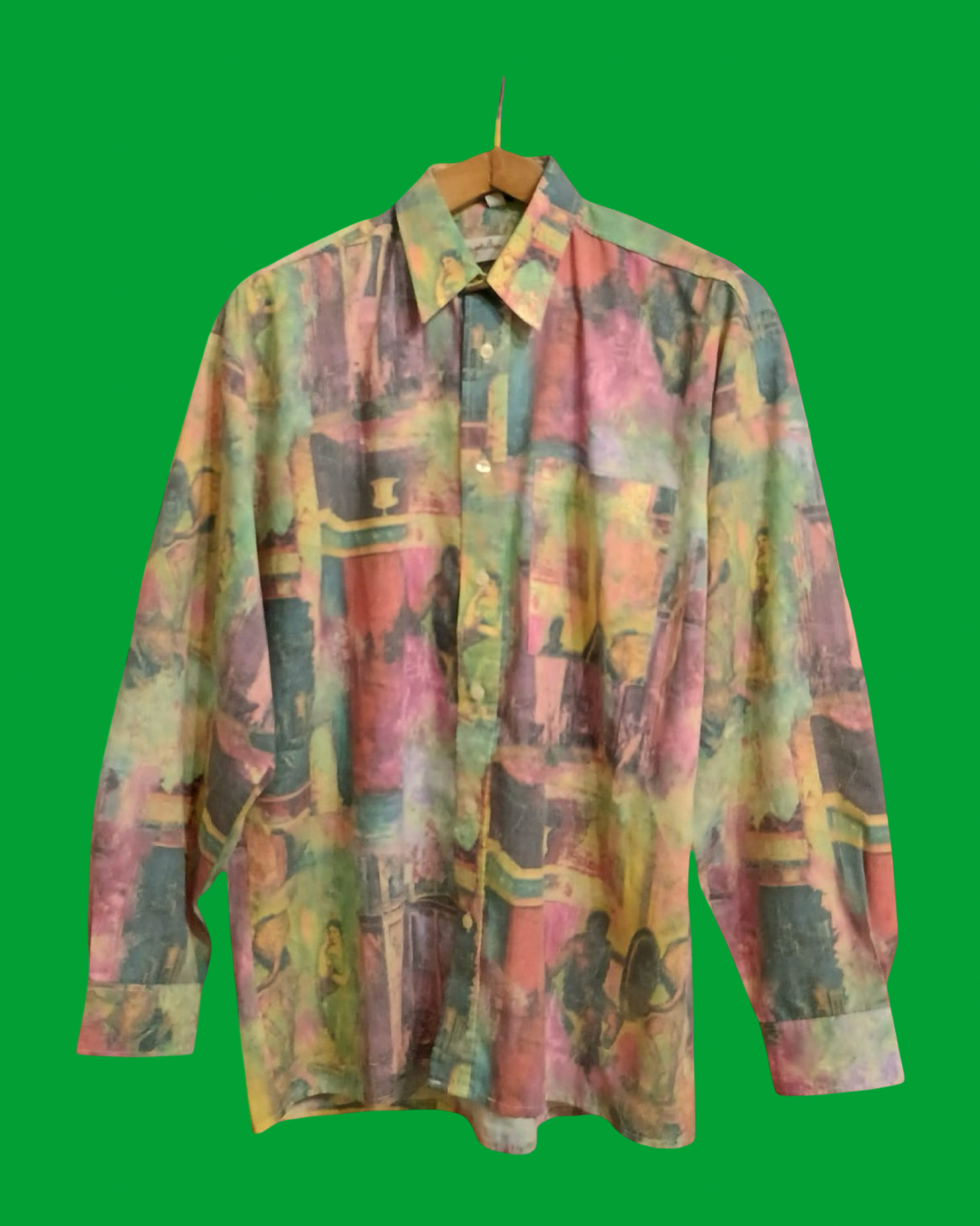 Vintage Multicolor Fantasy 90's Shirt Unisex Size L