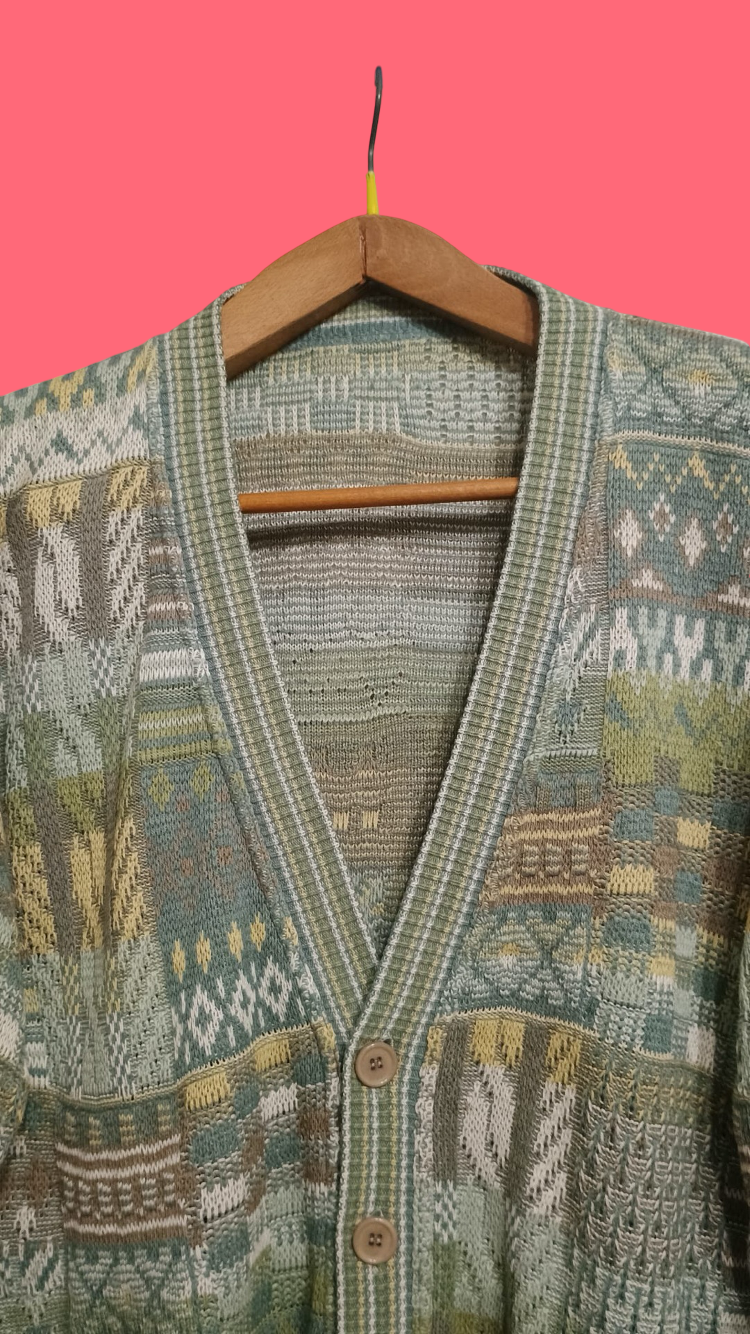 Vintage Multicolor Fantasy 90's Sweater Unisex Size M