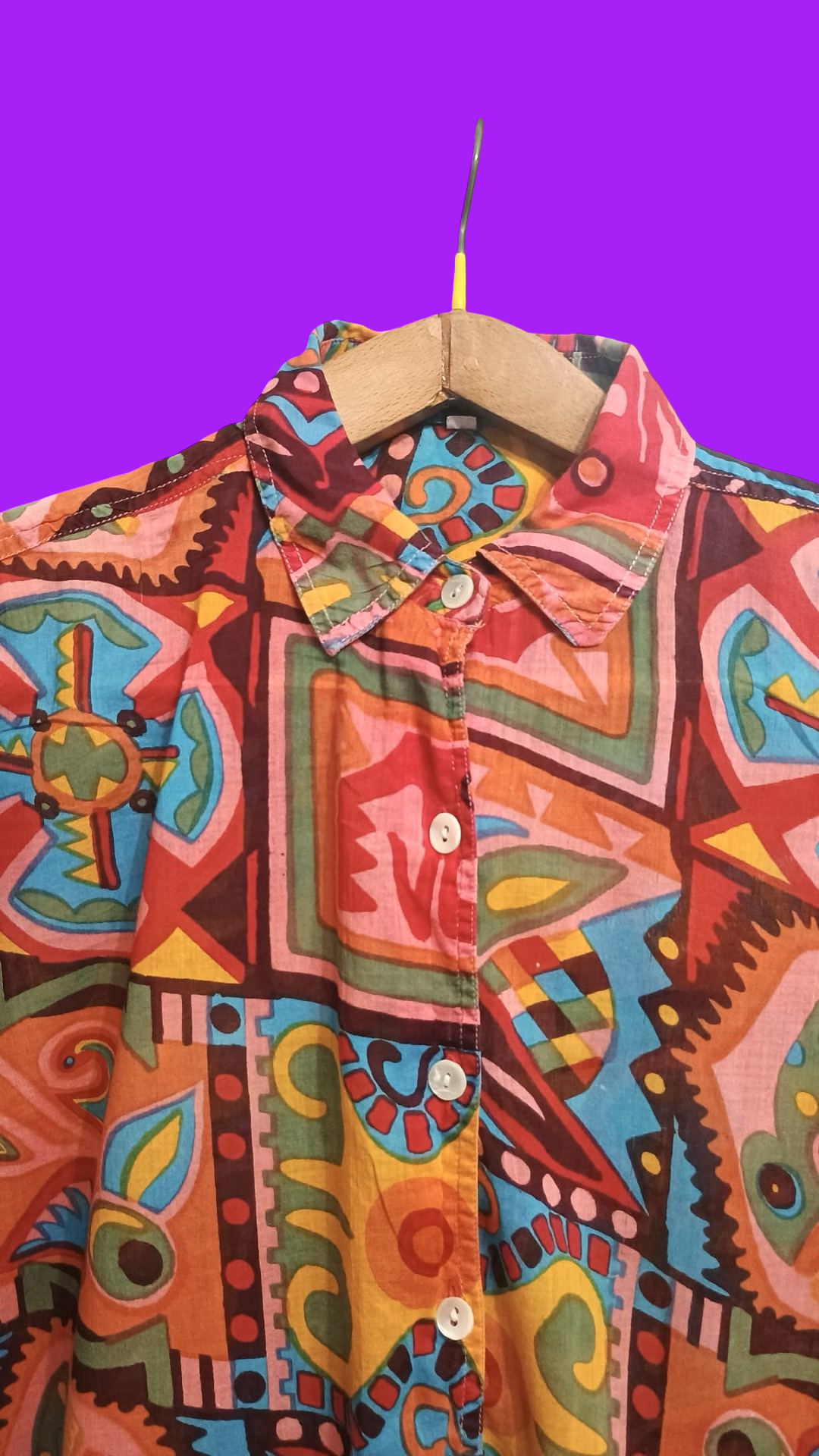 Vintage Multicolor Fantasy 90's Shirt Unisex Size M