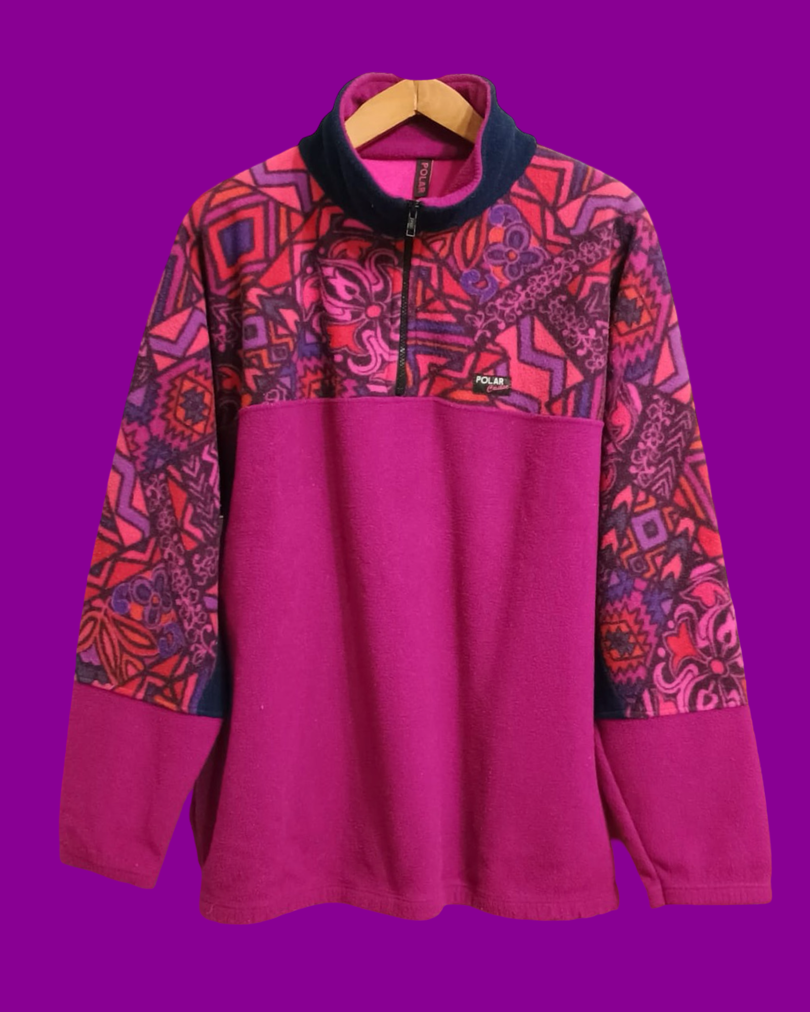Vintage Multicolor Fantasy 90's Fleece Unisex Size XL