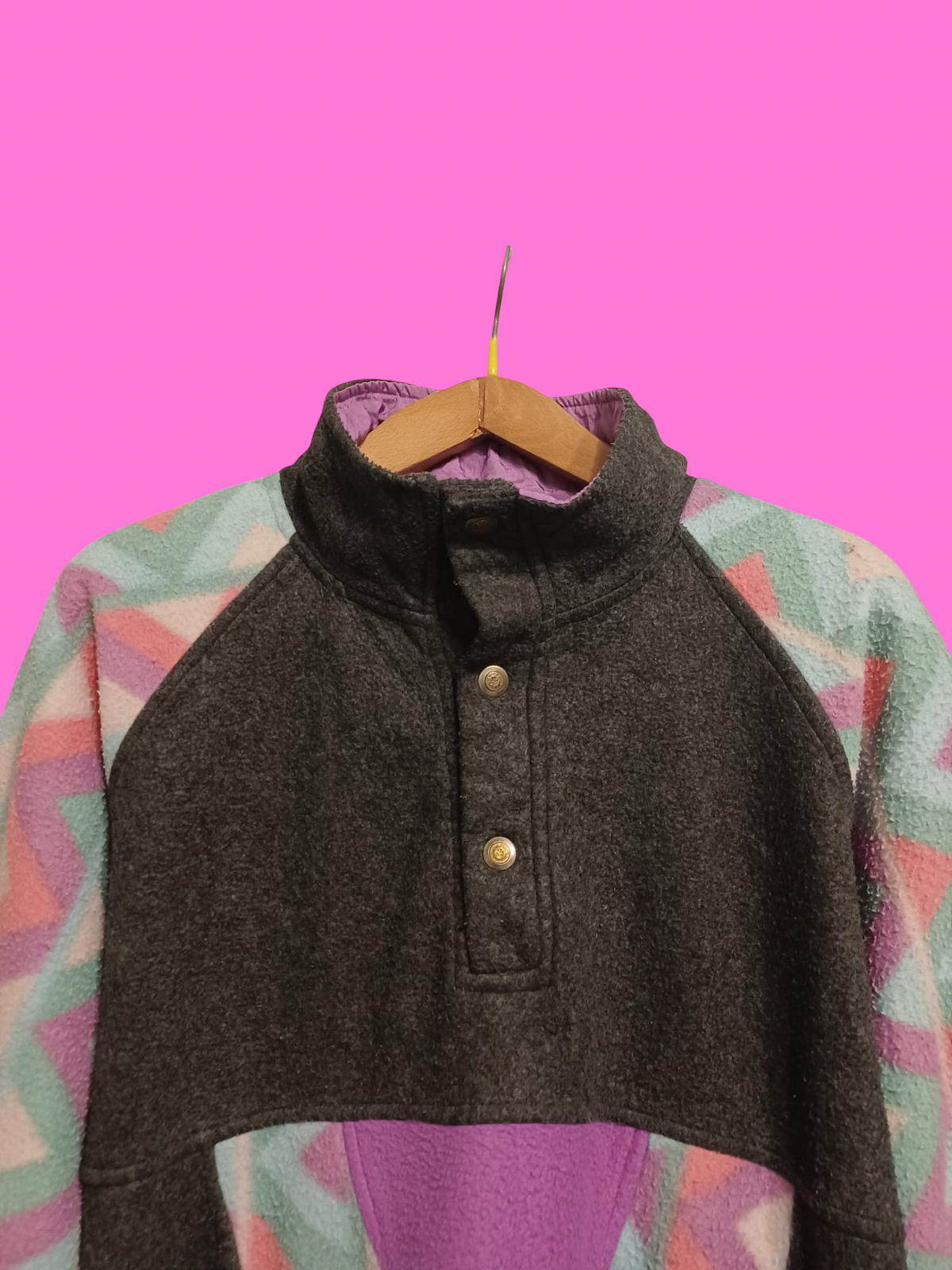 Vintage Multicolor Fantasy 90's Rare Fleece Unisex Size XL