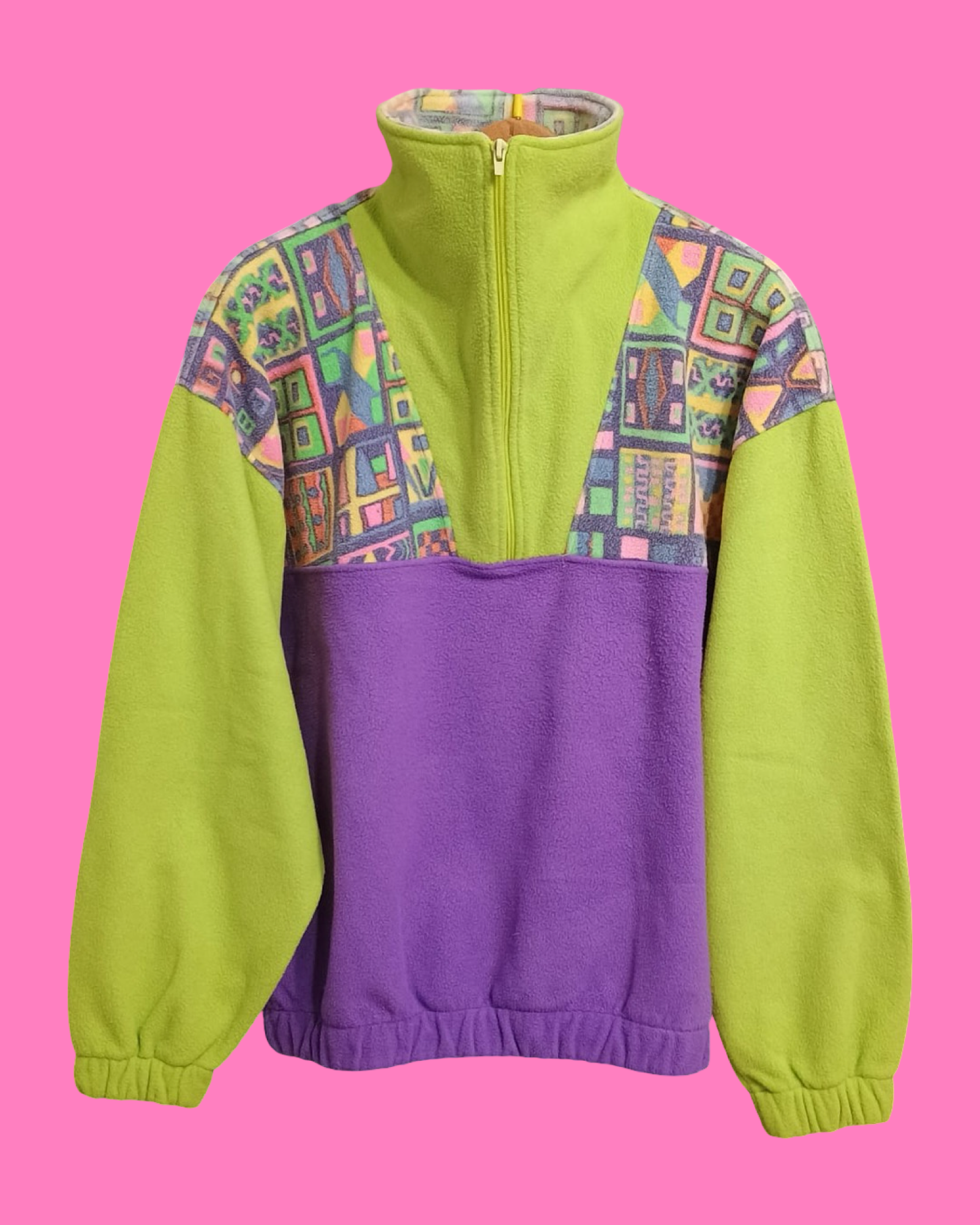 Vintage Multicolor Fantasy 90's Sweatshirt Unisex Size L