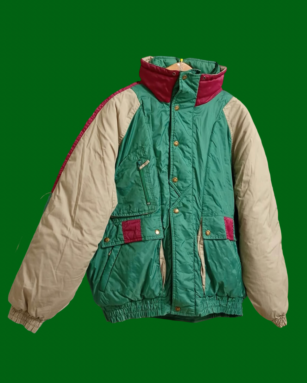Vintage Multicolor Fantasy 90's Rare Snow Jacket Unisex Size L