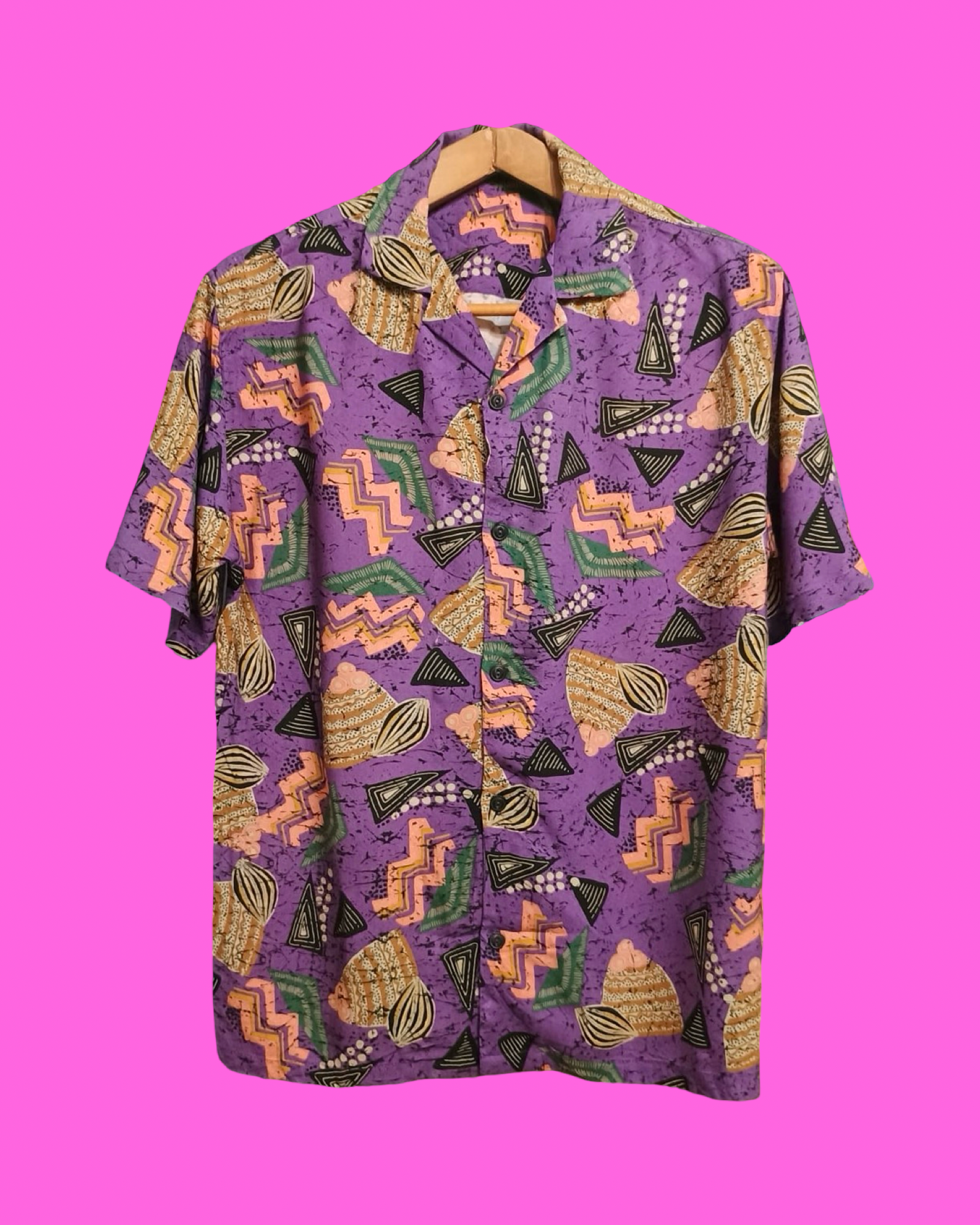 Vintage Style Multicolor Fantasy Shirt Unisex Size S