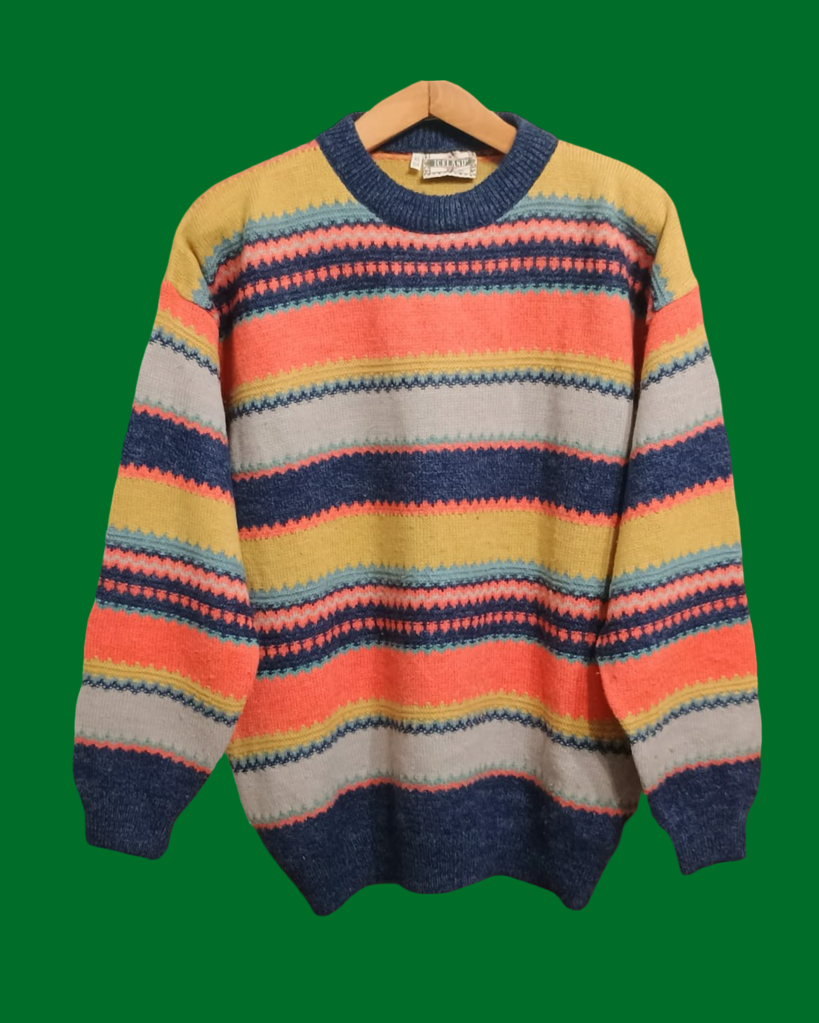 Vintage Multicolor Fantasy 90's Sweater Unisex Size XL