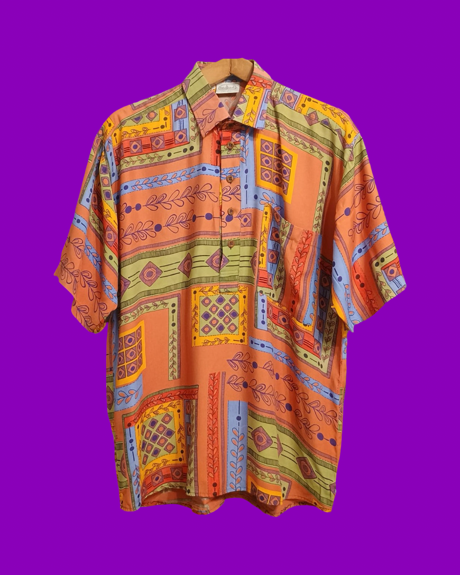 Vintage Multicolor Fantasy 90's Shirt Unisex Size L