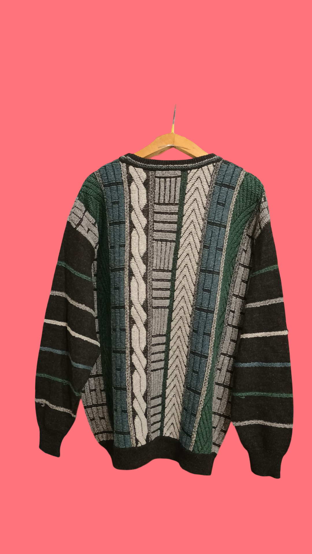 Vintage Multicolor Fantasy 90's Sweater Unisex Size XL
