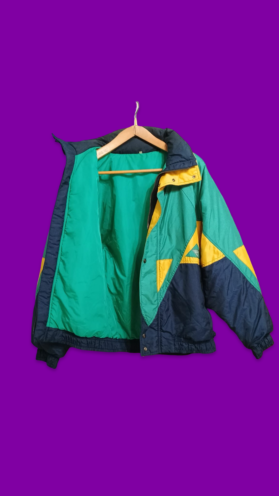 Vintage Multicolor Fantasy 90's Snow Jacket Unisex Size M