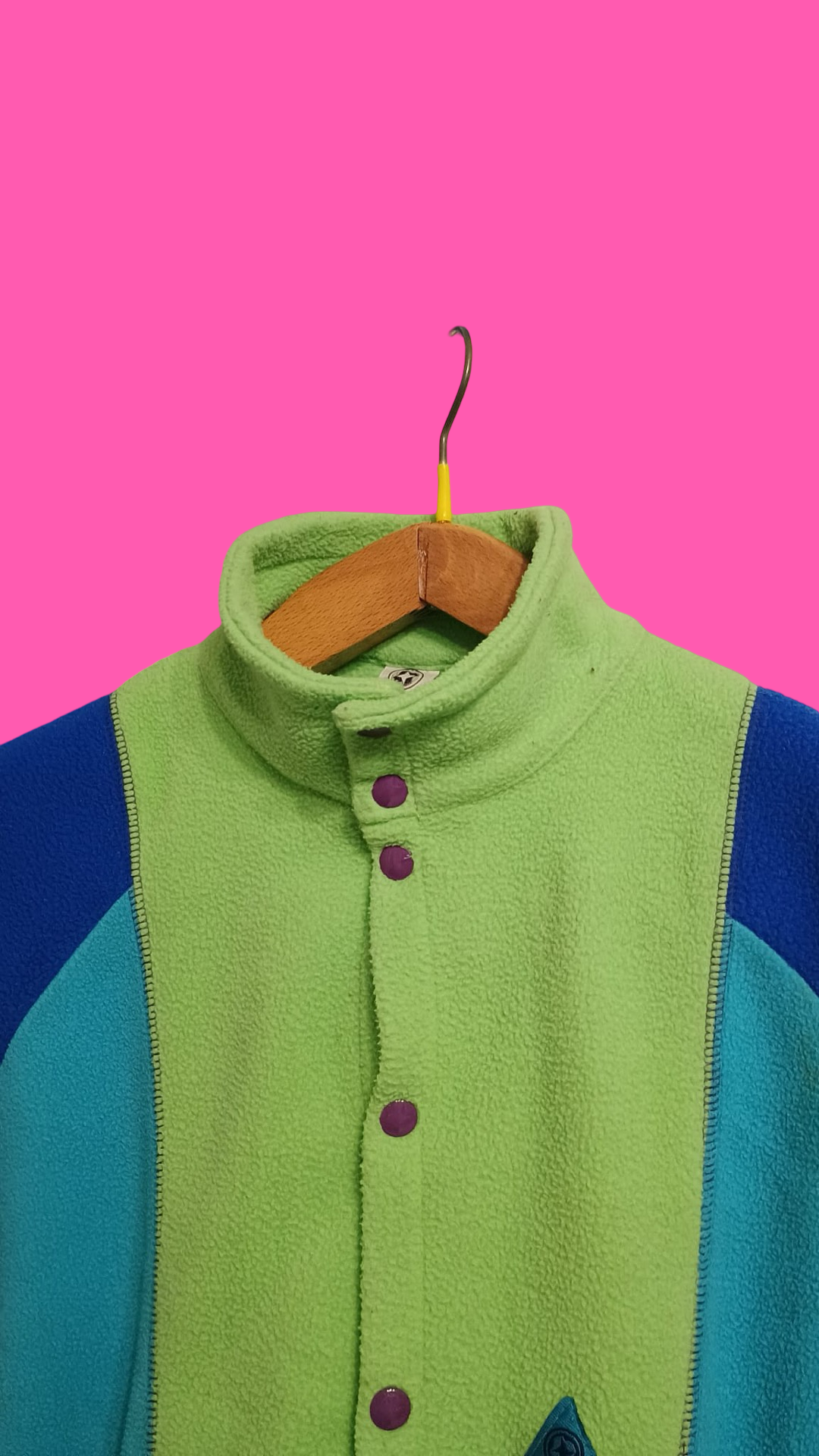 Vintage Multicolor Fantasy 90's Fleece Woman Size S