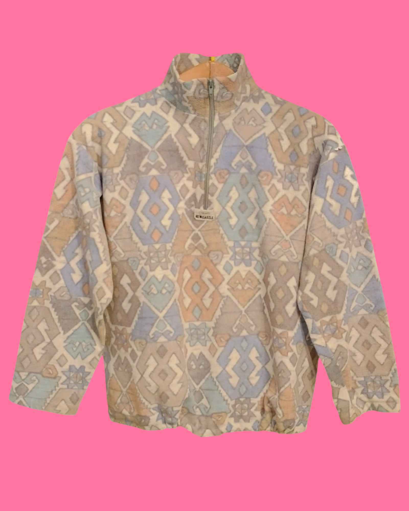 Vintage Multicolor Fantasy 90's Sweatshirt Woman Size S