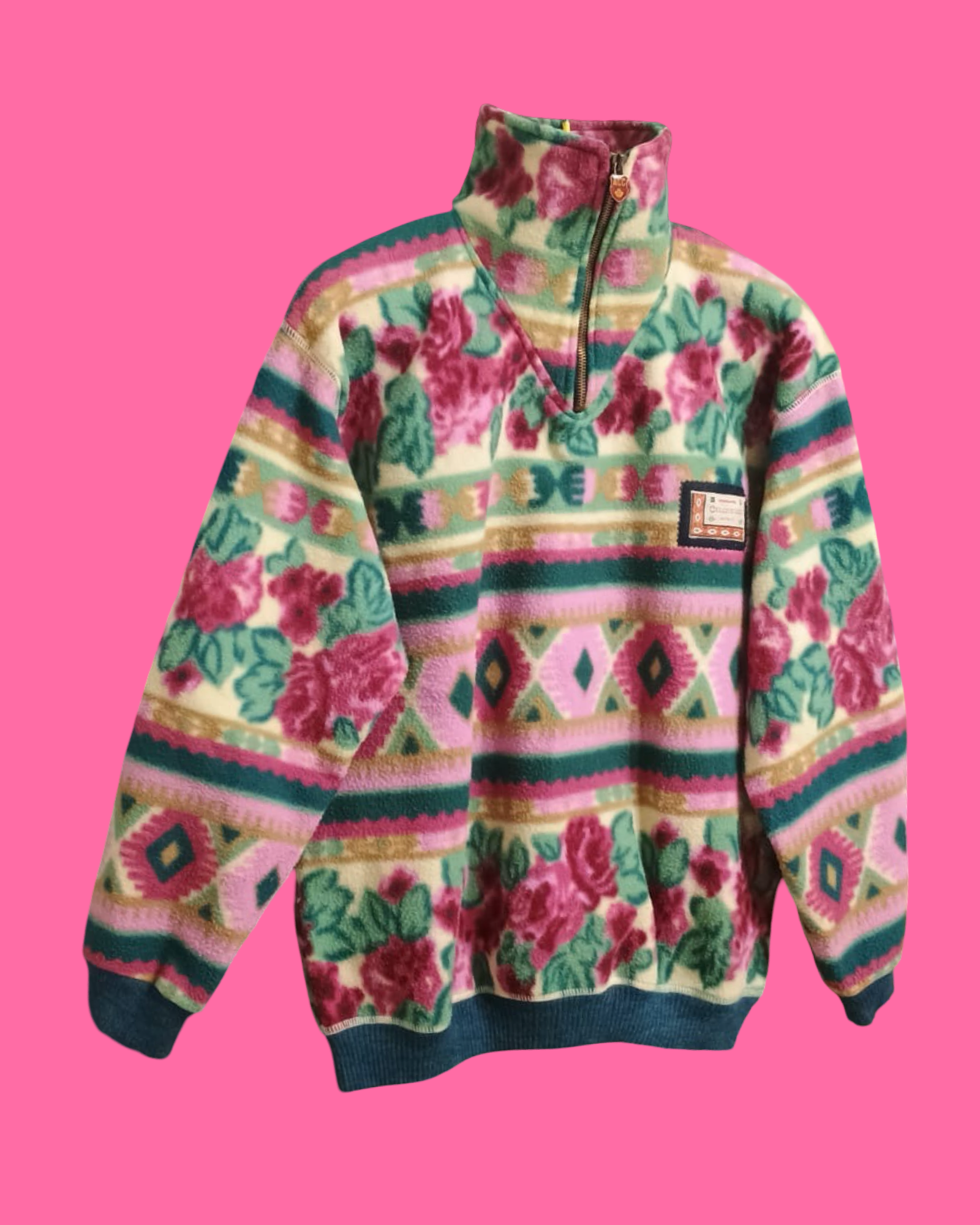Vintage Multicolor Fantasy 90's Sweatshirt Unisex Size M