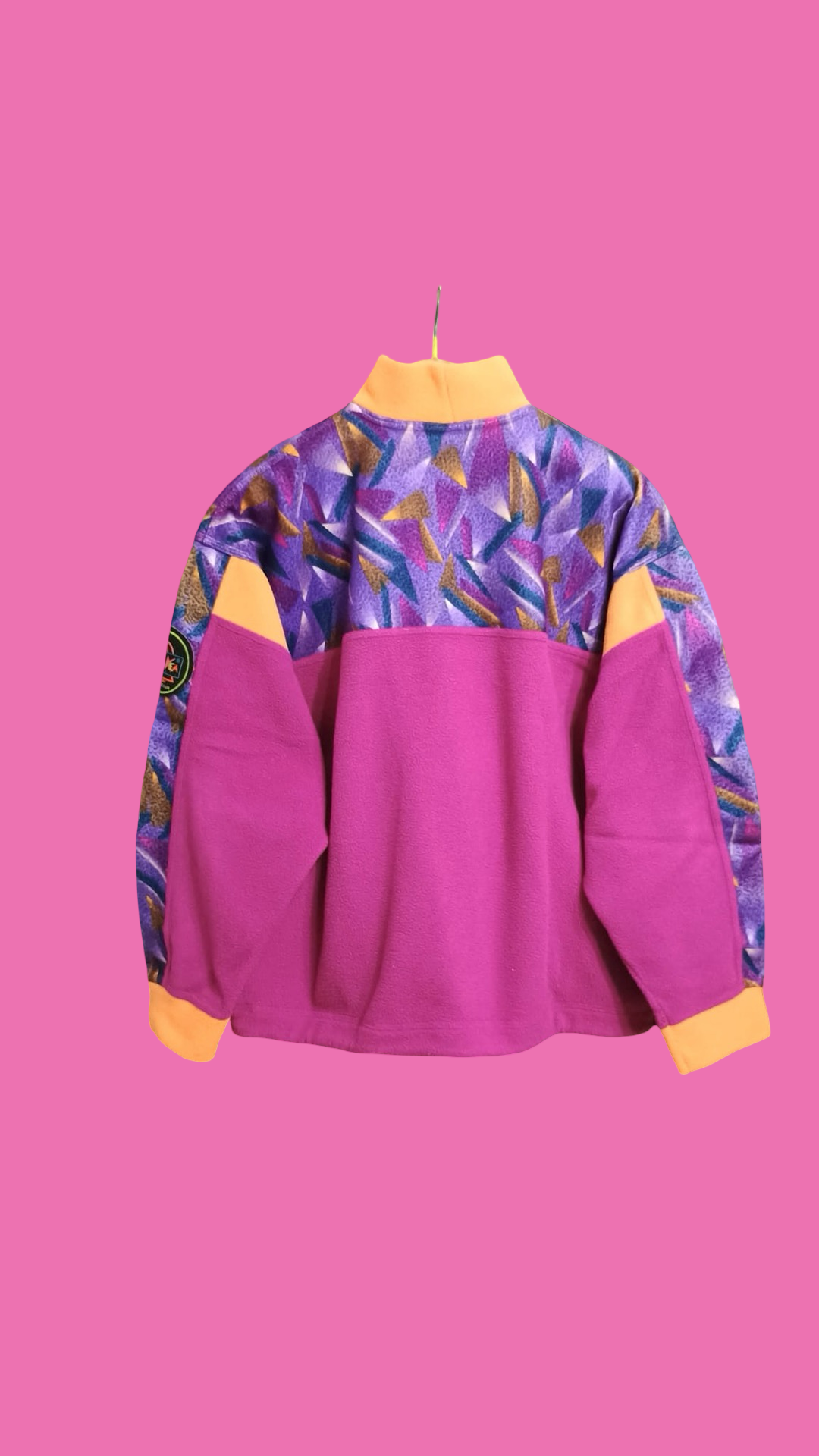 Vintage Multicolor Fantasy 90's Fleece Woman Size M