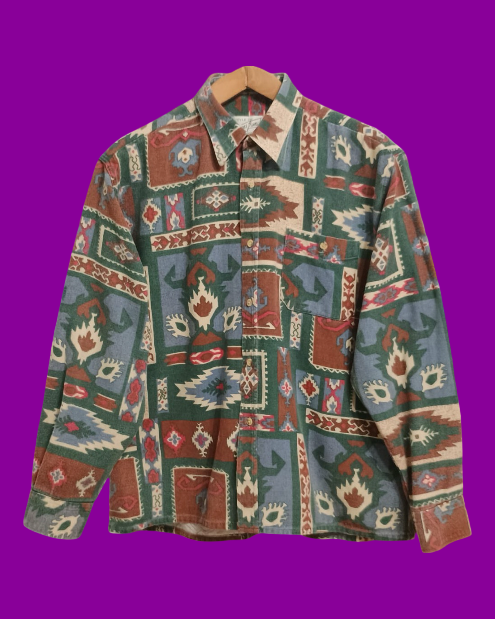 Vintage Multicolor Fantasy 90's Shirt Unisex Size M