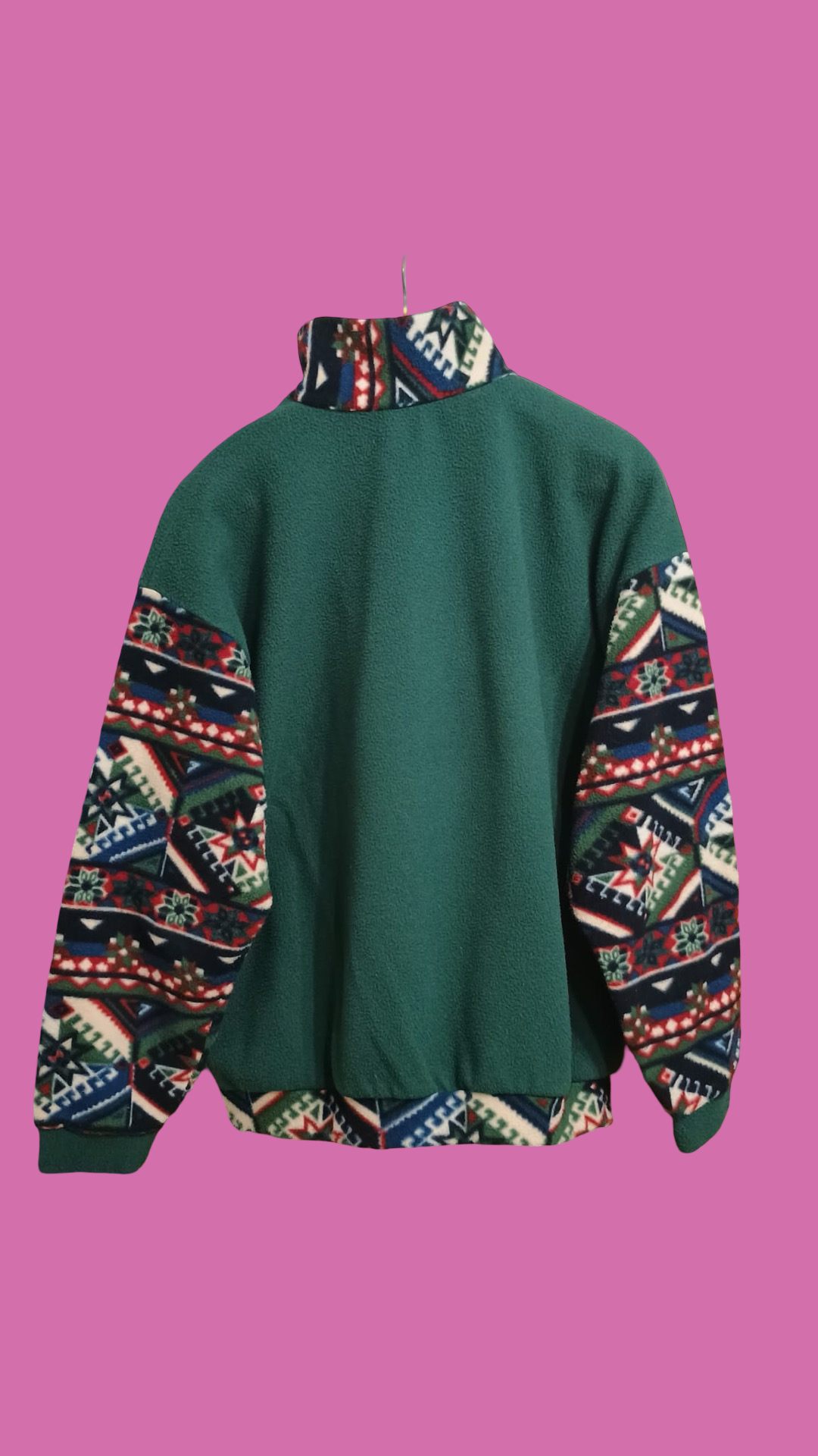 Vintage Multicolor Fantasy 90's Fleece Unisex Size L