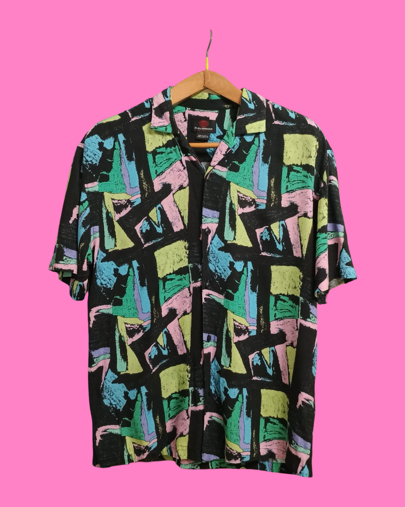 Vintage Style Multicolor Fantasy Shirt Unisex Size M