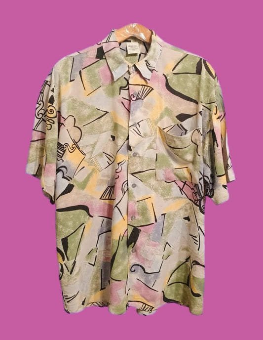 Vintage Multicolor Fantasy 90's Shirt Unisex Size XL