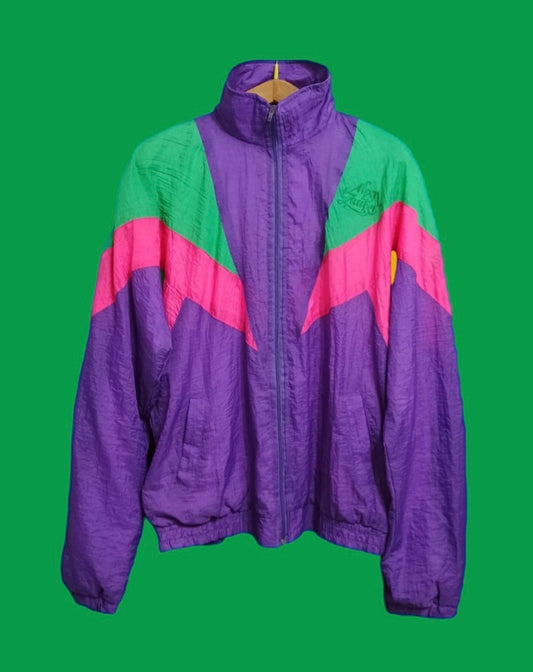 Soft Jacket Vintage Multicolor A Fantasia Anni 90 Unisex Size XL