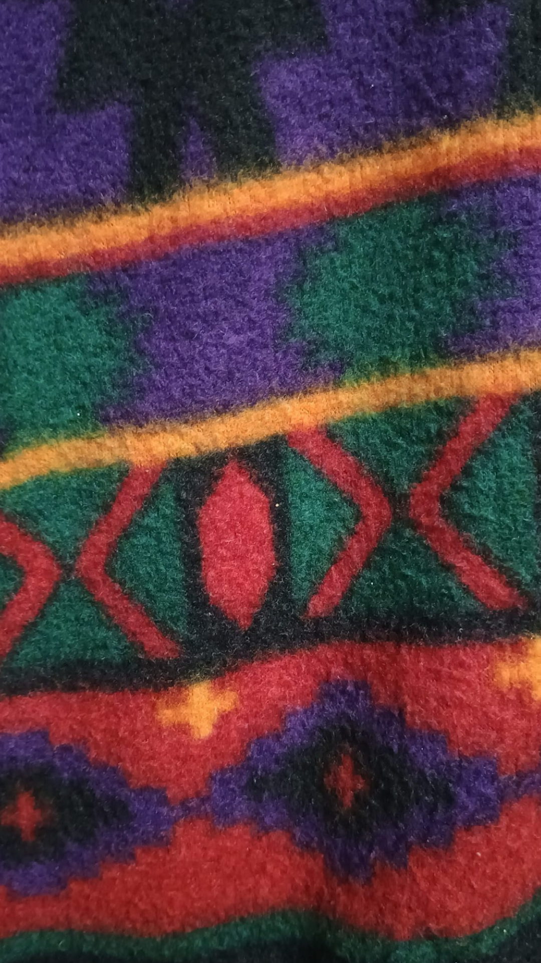 Sweatshirt Vintage Multicolor A Fantasia Anni 90 Unisex Size M