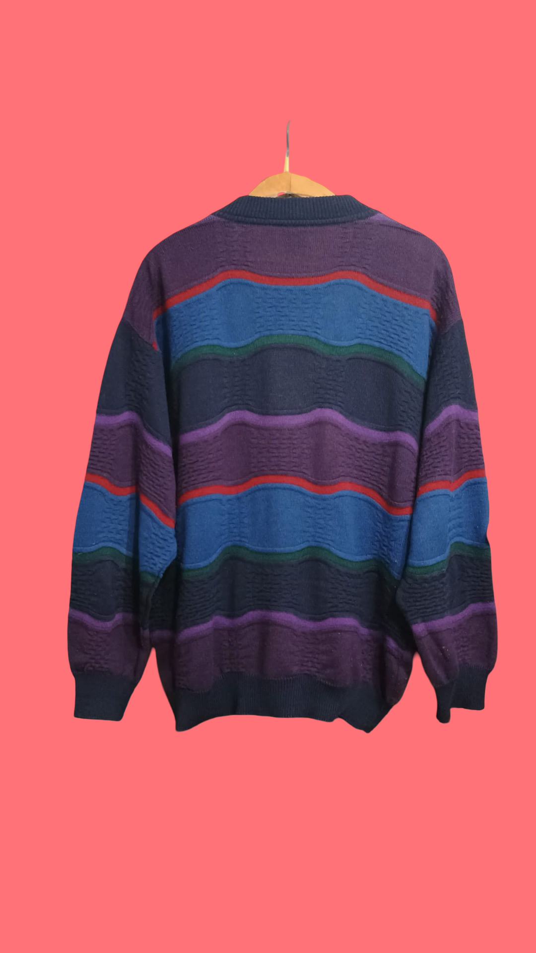 Vintage Multicolor Fantasy 90's Sweater Unisex Size XL