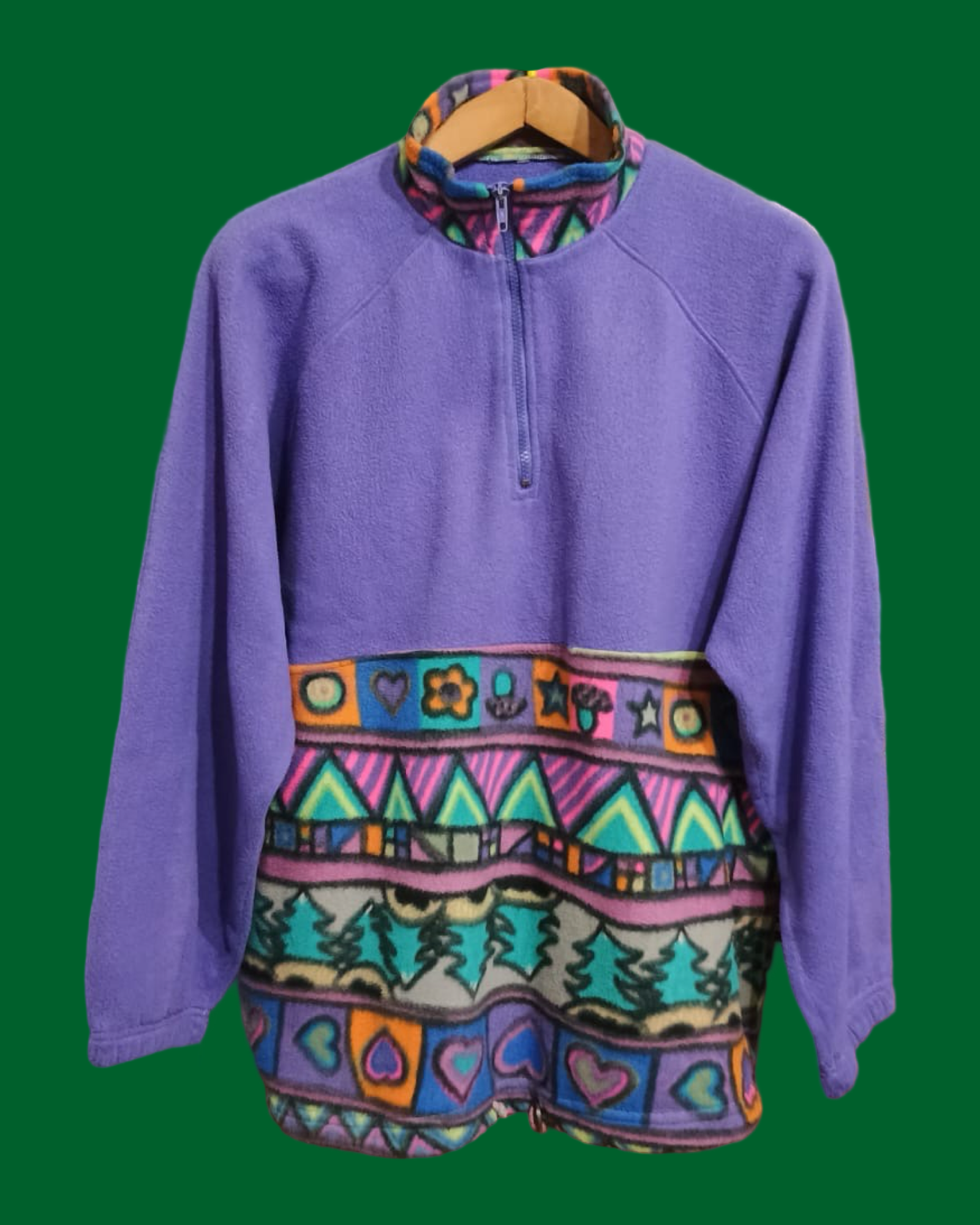 Vintage Multicolor Fantasy 90's Sweatshirt Unisex Size L