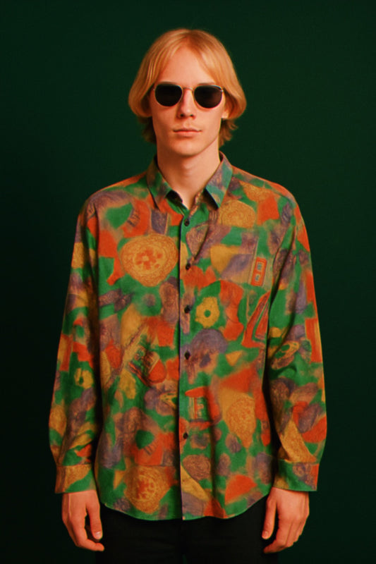 Vintage Multicolor Fantasy 90's Shirt Unisex Size XL