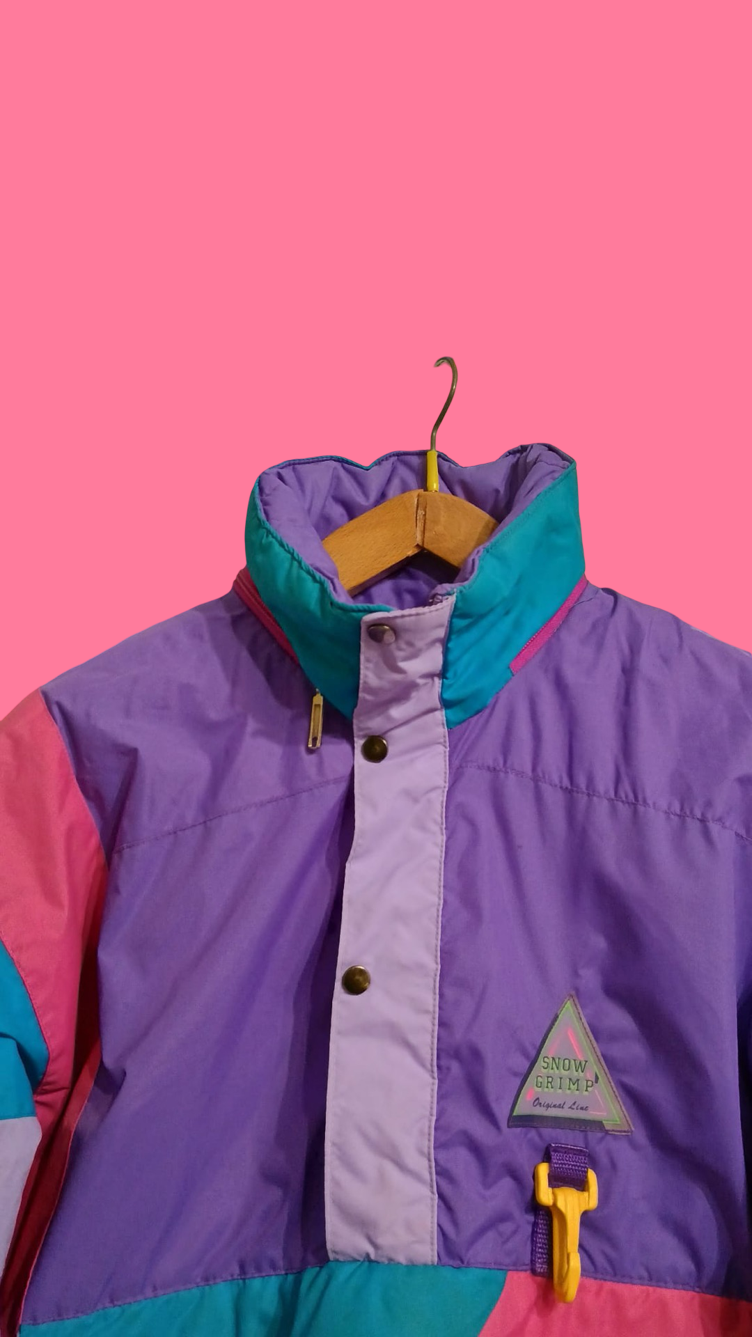 Vintage Multicolor Fantasy 90's Snow Jacket Unisex Size M