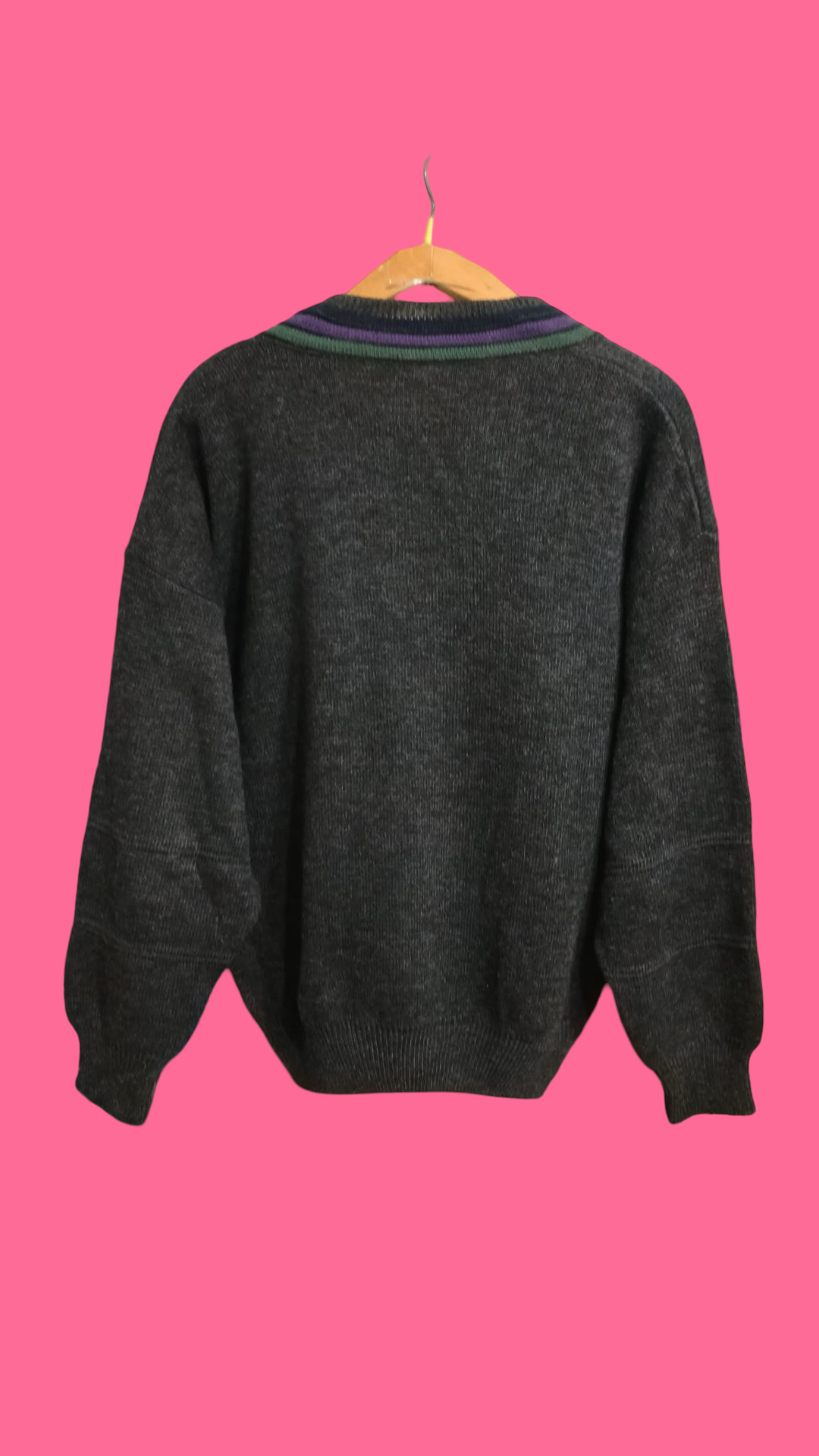 Vintage Multicolor Fantasy 90's Sweater Unisex Size L