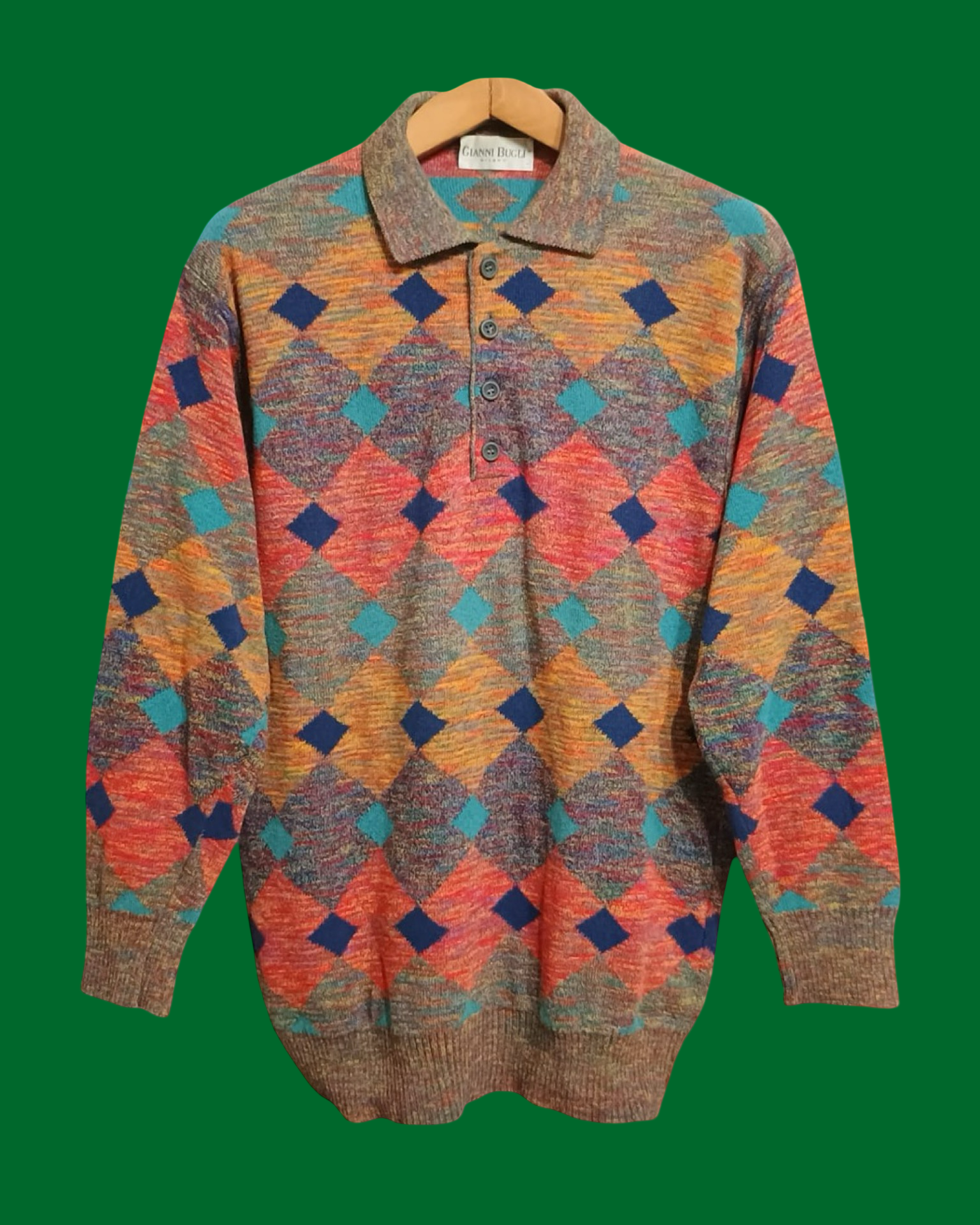 Vintage Multicolor Fantasy 90's Sweater Unisex Size XL
