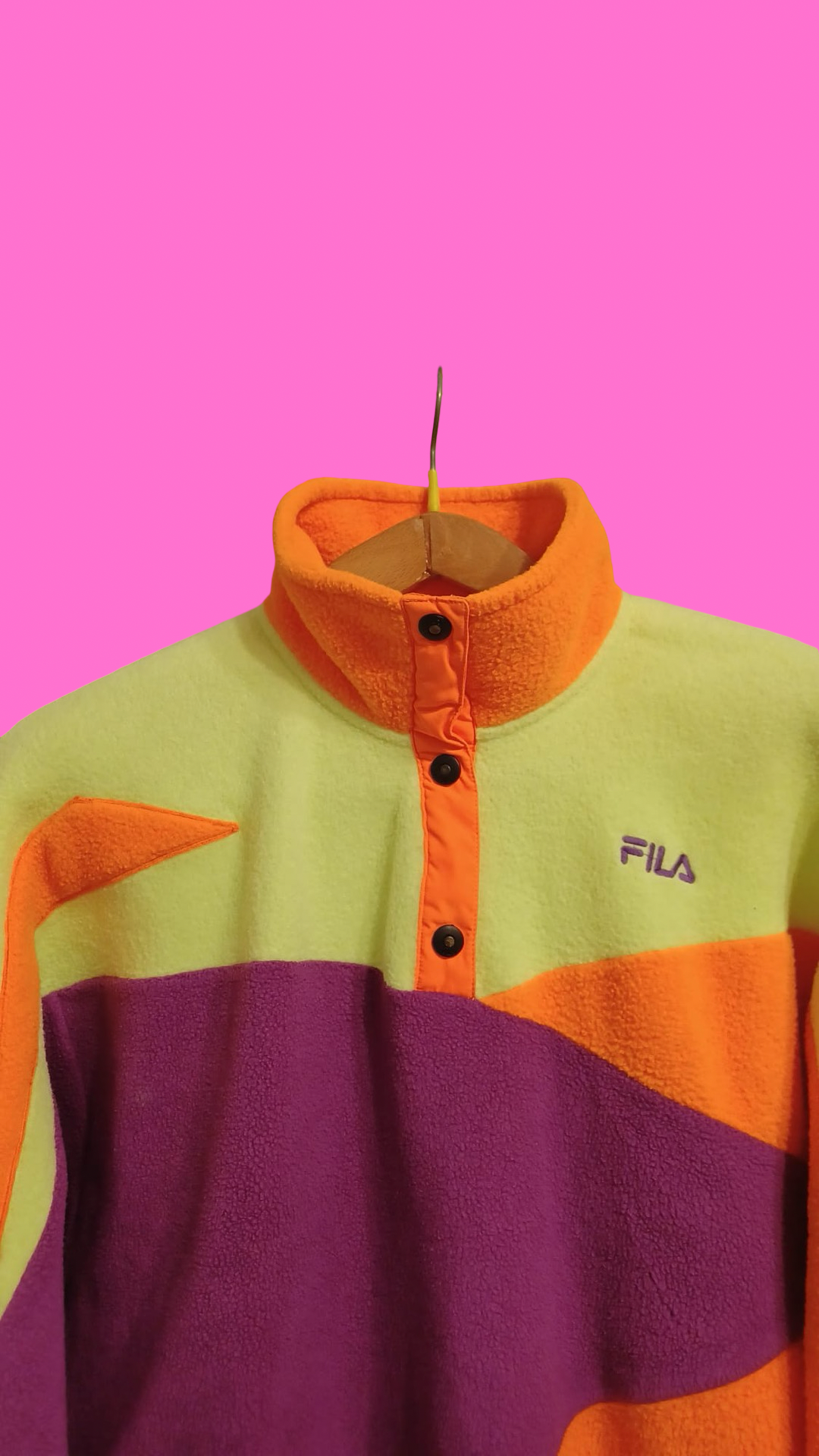 Vintage Multicolor Fantasy 90's Fila Fleece Unisex Size M
