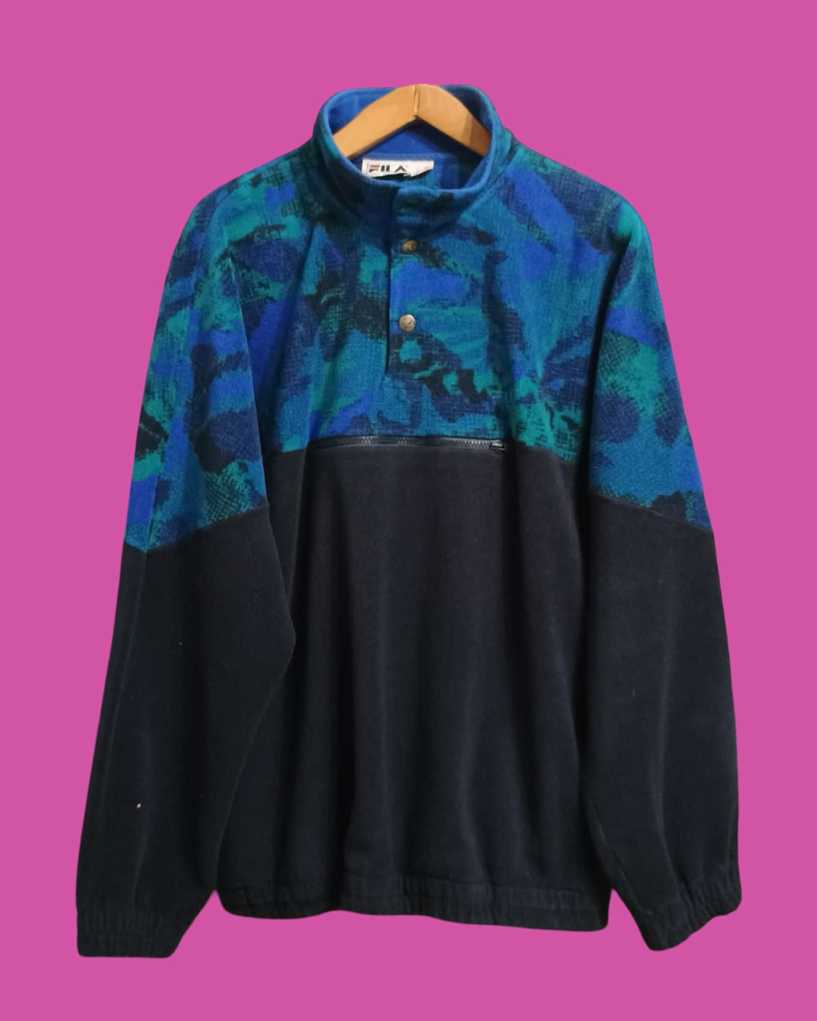 Vintage Multicolor Fantasy 90's Fila Fleece Unisex Size XL