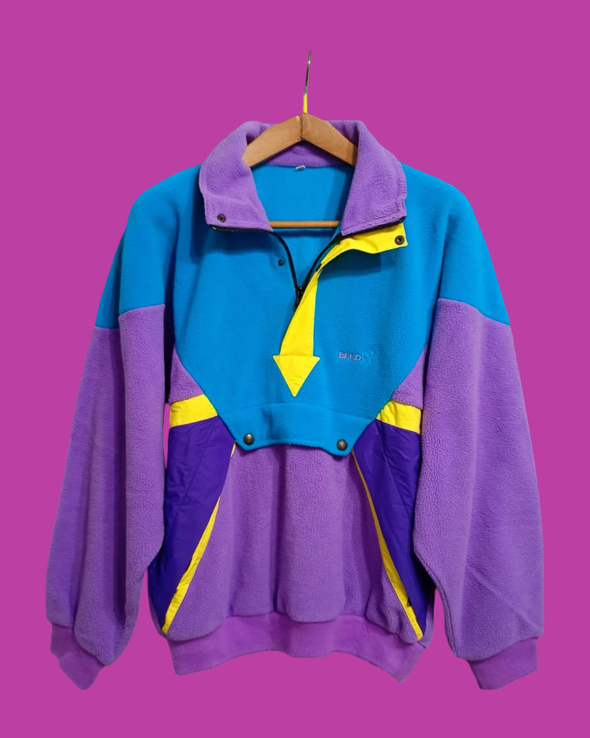 Vintage Multicolor Fantasy 90's Rare Fleece Unisex Size XL