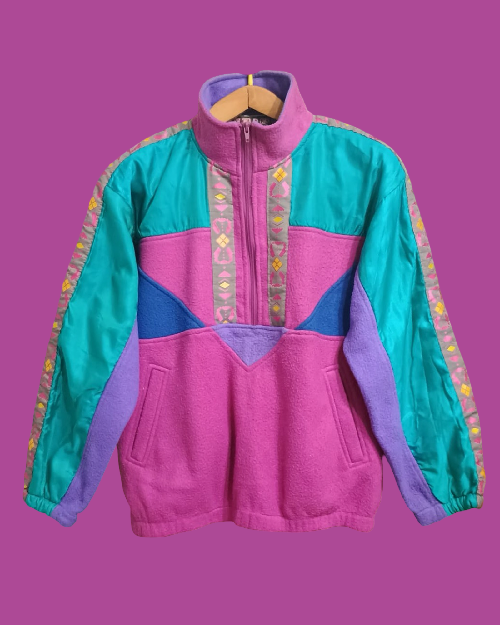Vintage Multicolor Fantasy 90's Sweatshirt Unisex Size M
