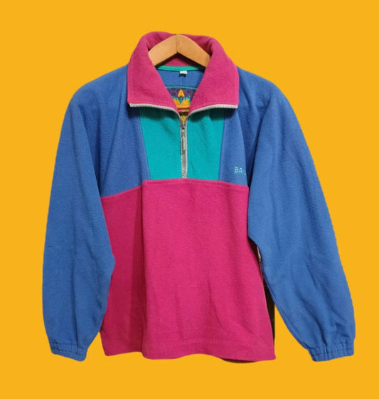 Pile Vintage Multicolor A Fantasia Anni 90 Unisex Size L