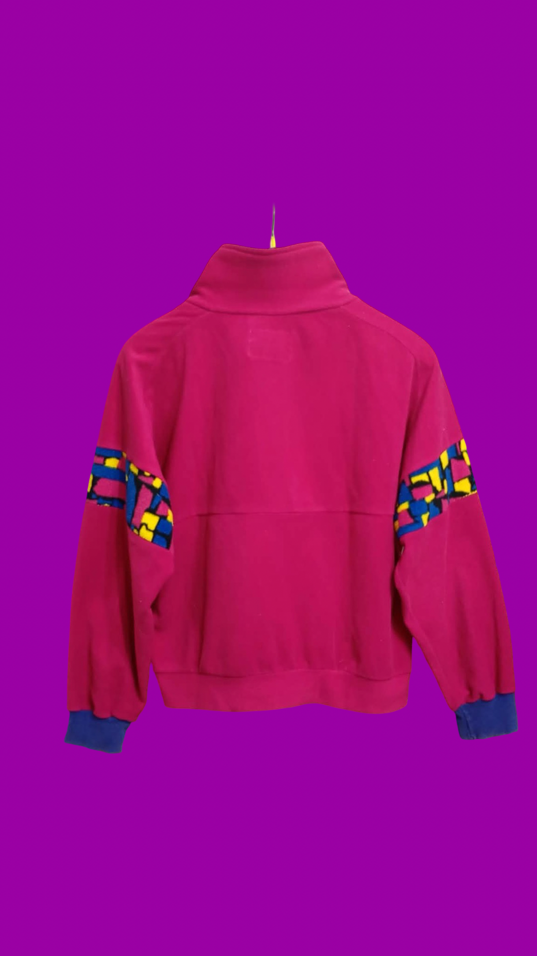 Vintage Multicolor Fantasy 90's Fleece Woman Size M