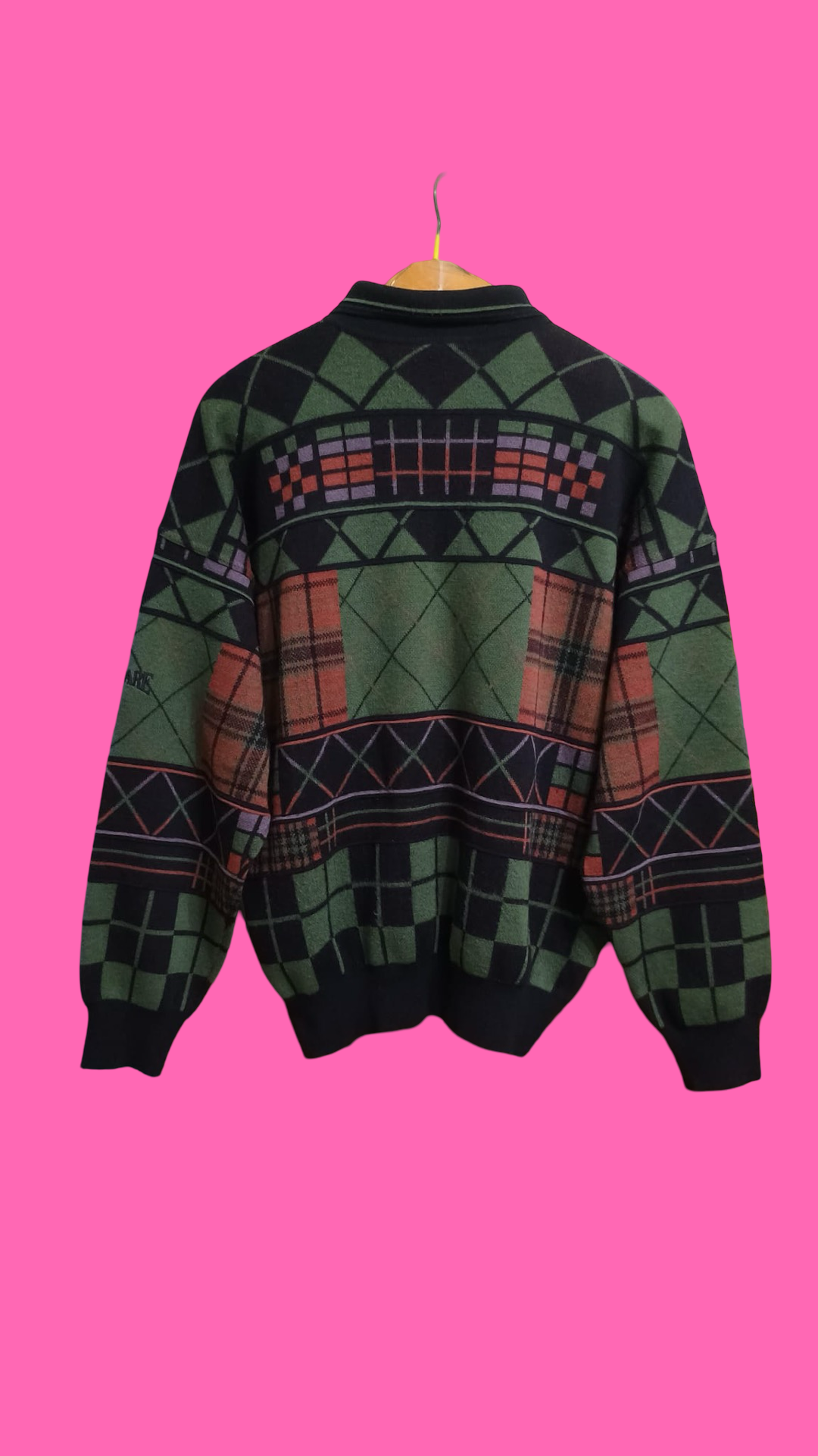 Vintage Multicolor Fantasy 90's Sweater Unisex Size M