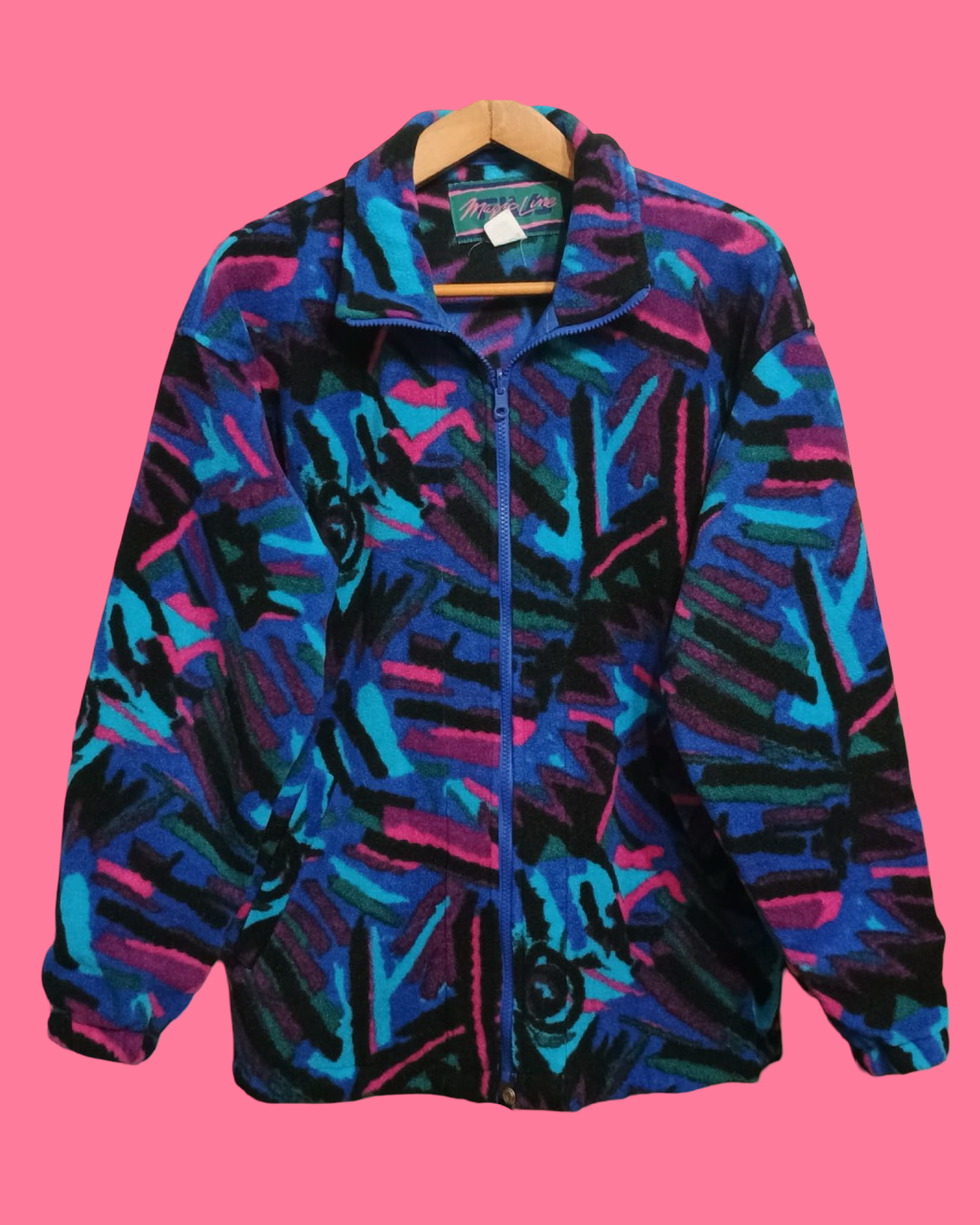 Vintage Multicolor Fantasy 90's Fila Sweatshirt Unisex Size L