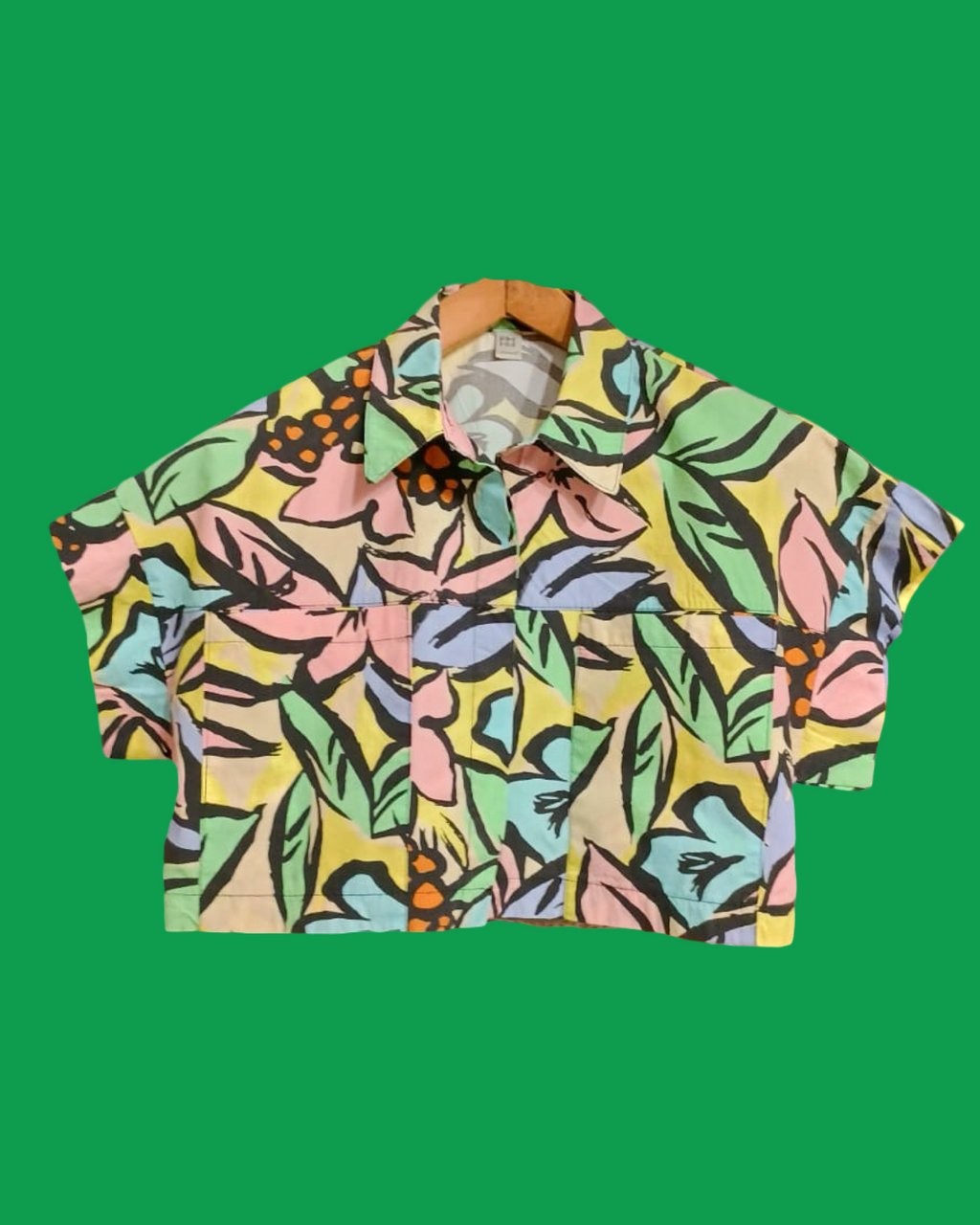 Vintage Multicolor Fantasy 90's Shirt Woman Size S