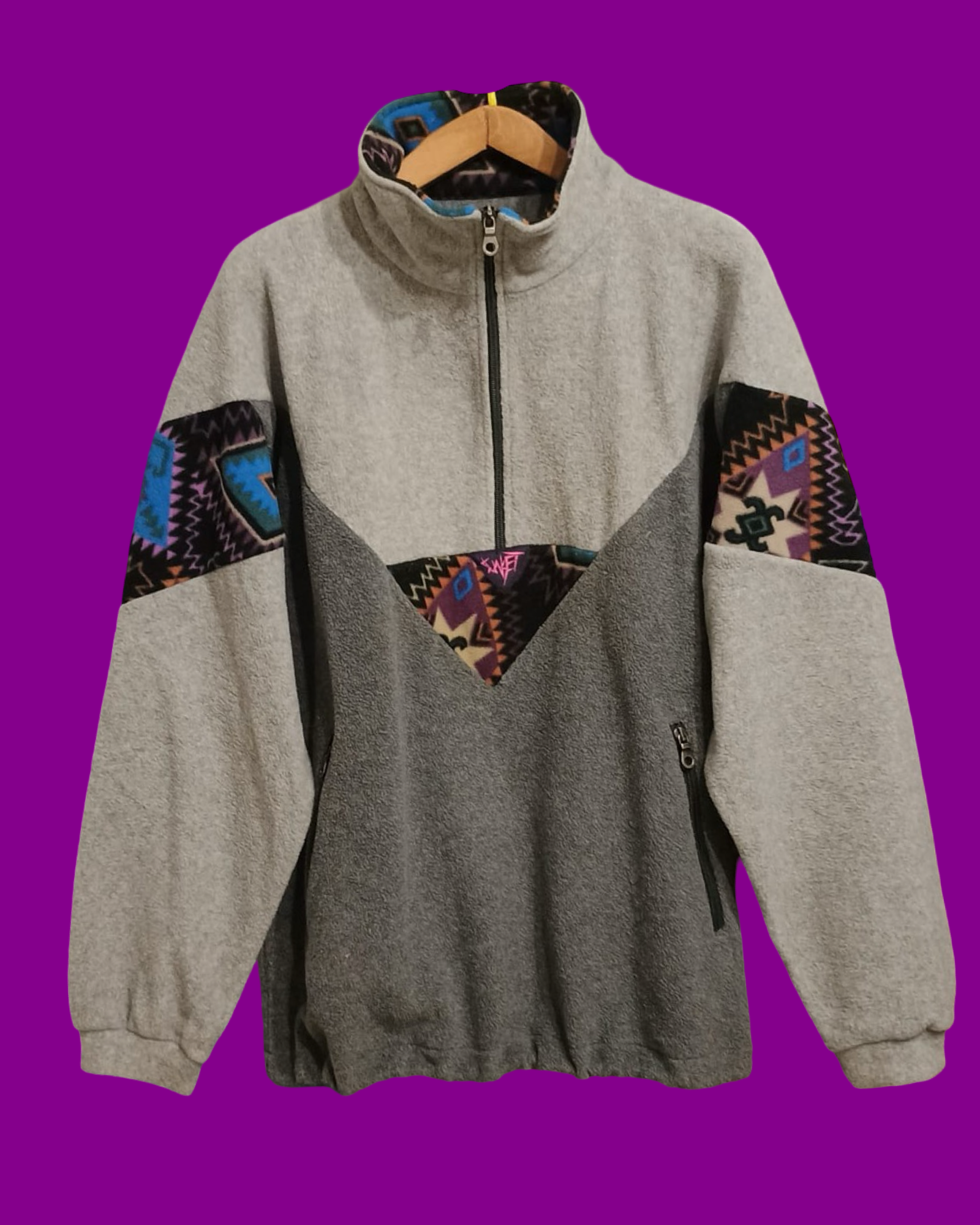Vintage Multicolor Fantasy 90's Fleece Unisex Size XL