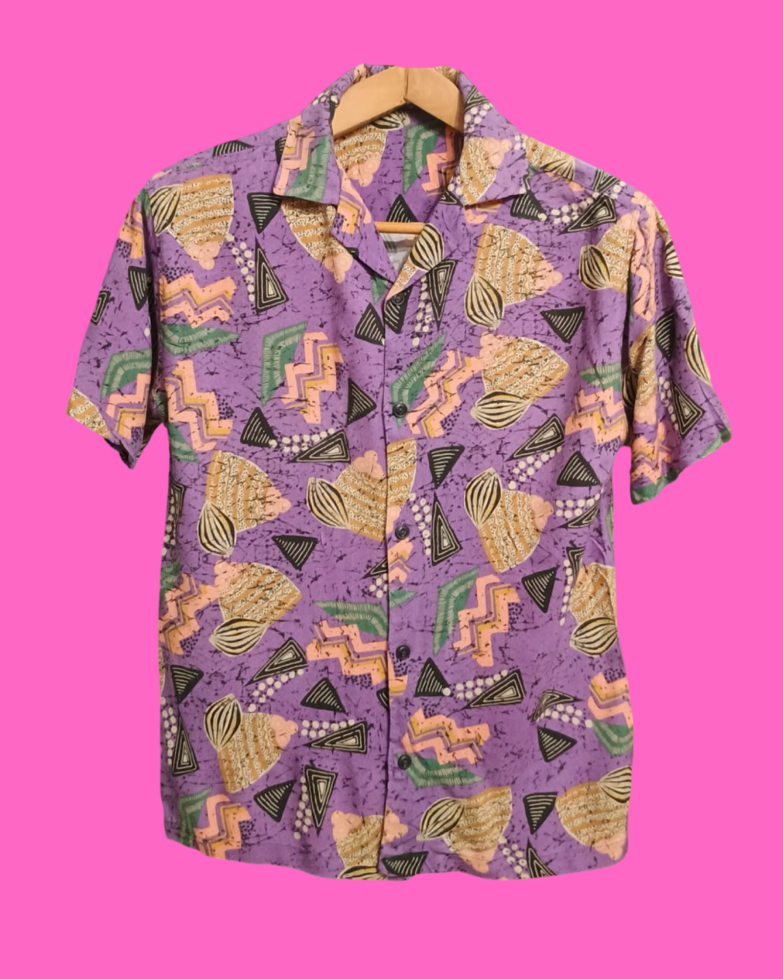 Vintage Style Multicolor Fantasy Shirt Unisex Size S