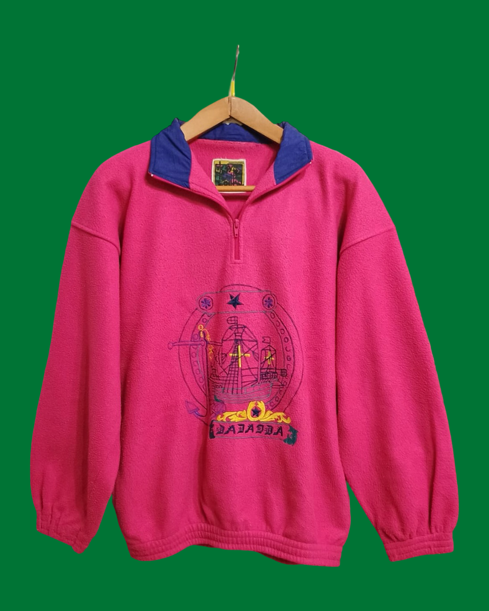 Vintage Multicolor Fantasy 90's Fleece Unisex Size L
