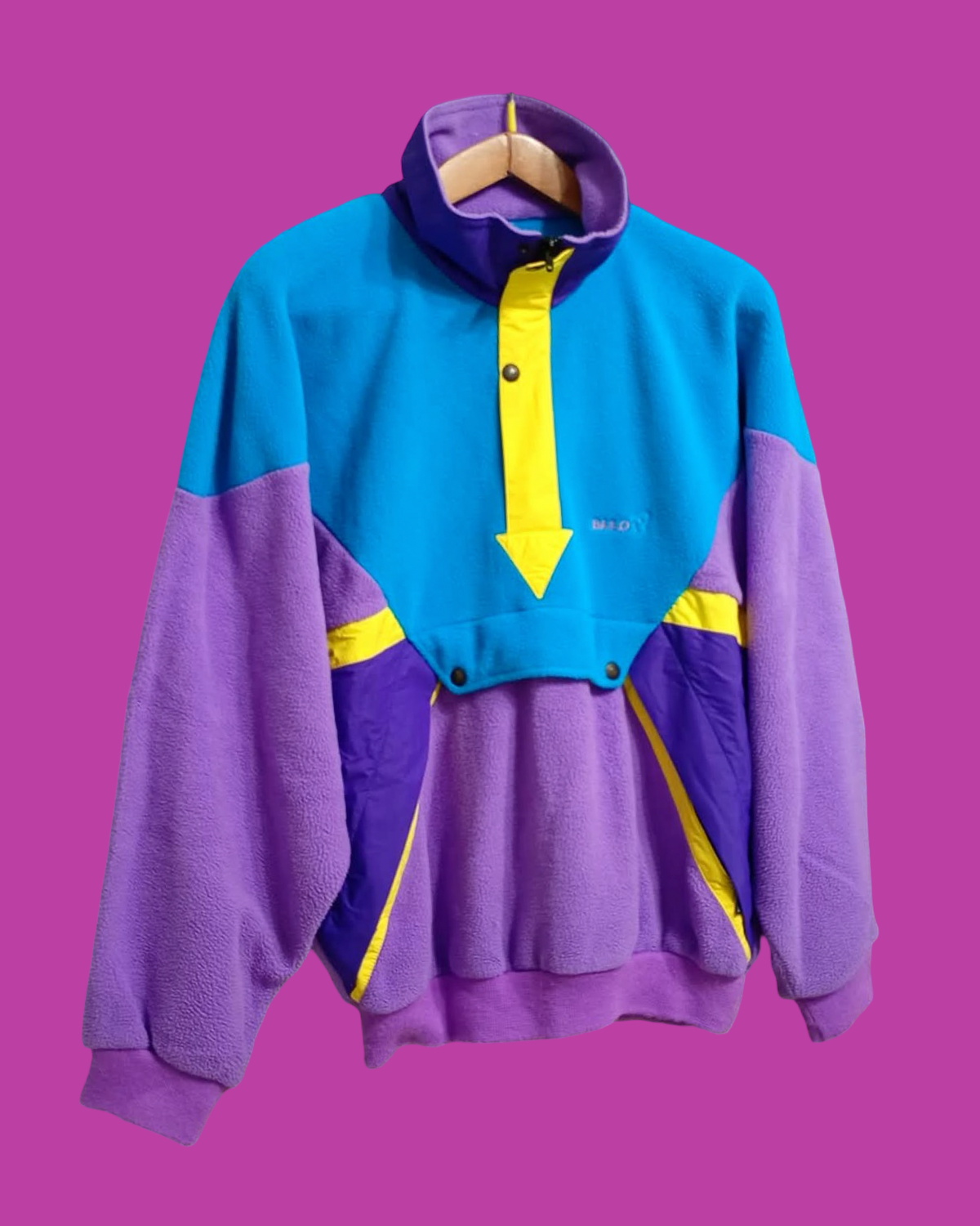 Vintage Multicolor Fantasy 90's Rare Fleece Unisex Size XL