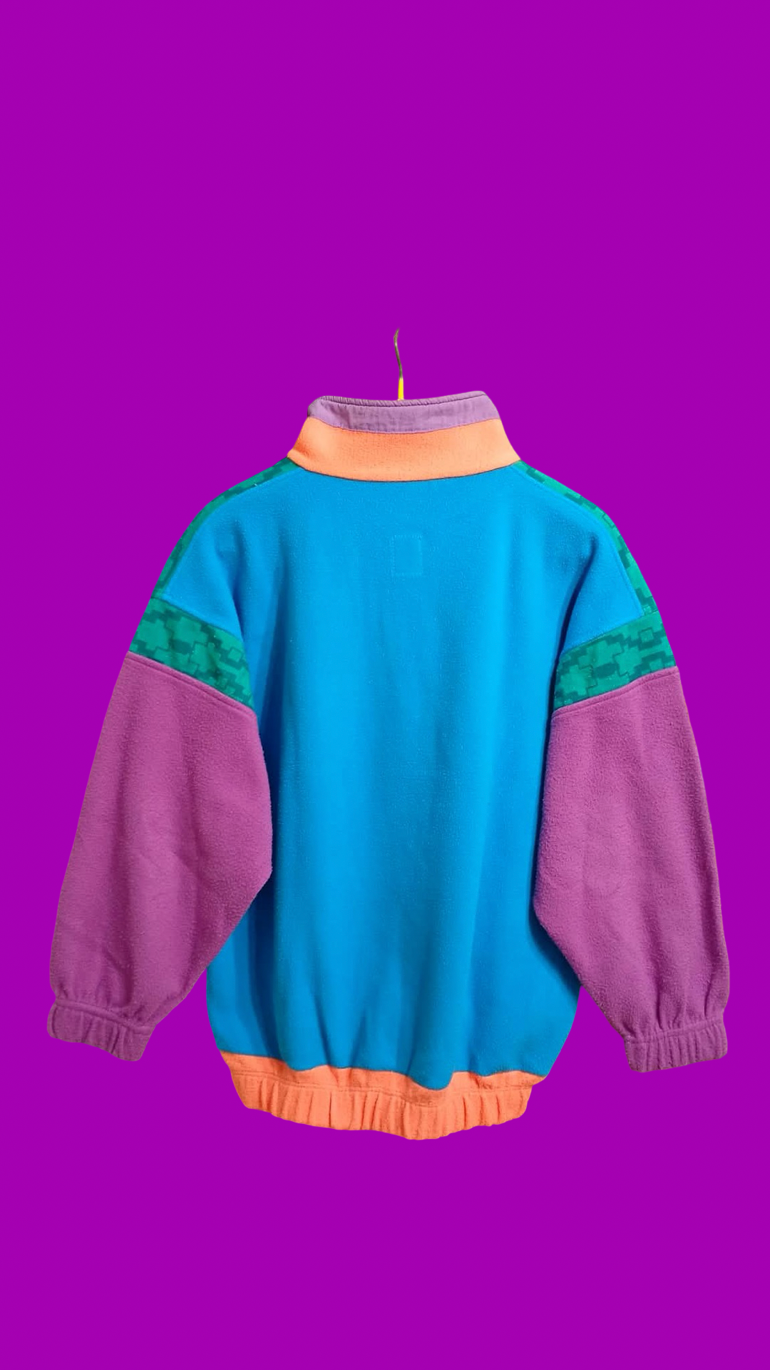 Vintage Multicolor Fantasy 90's Fleece Woman Size M