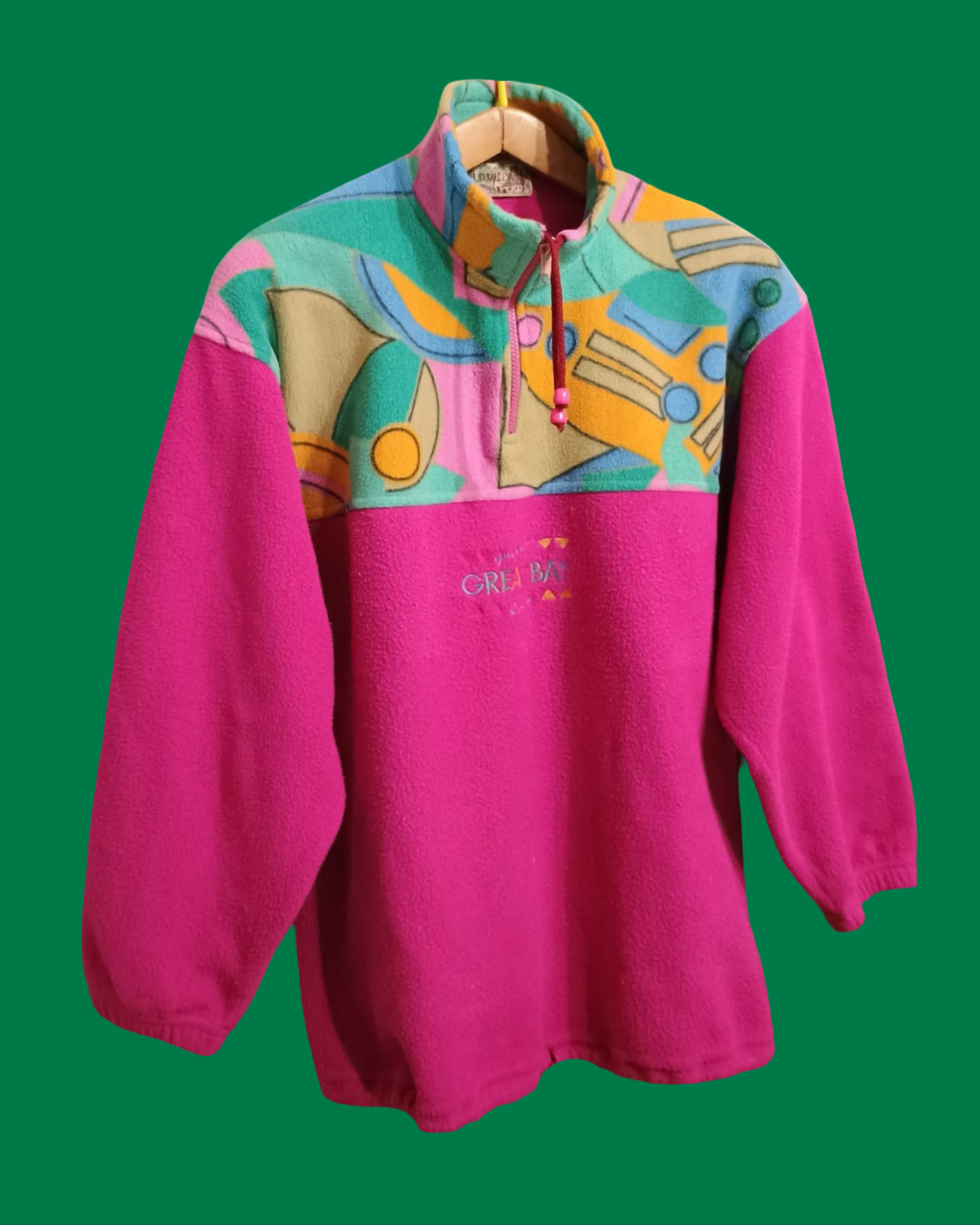 Vintage Multicolor Fantasy 90's Fleece Unisex Size L