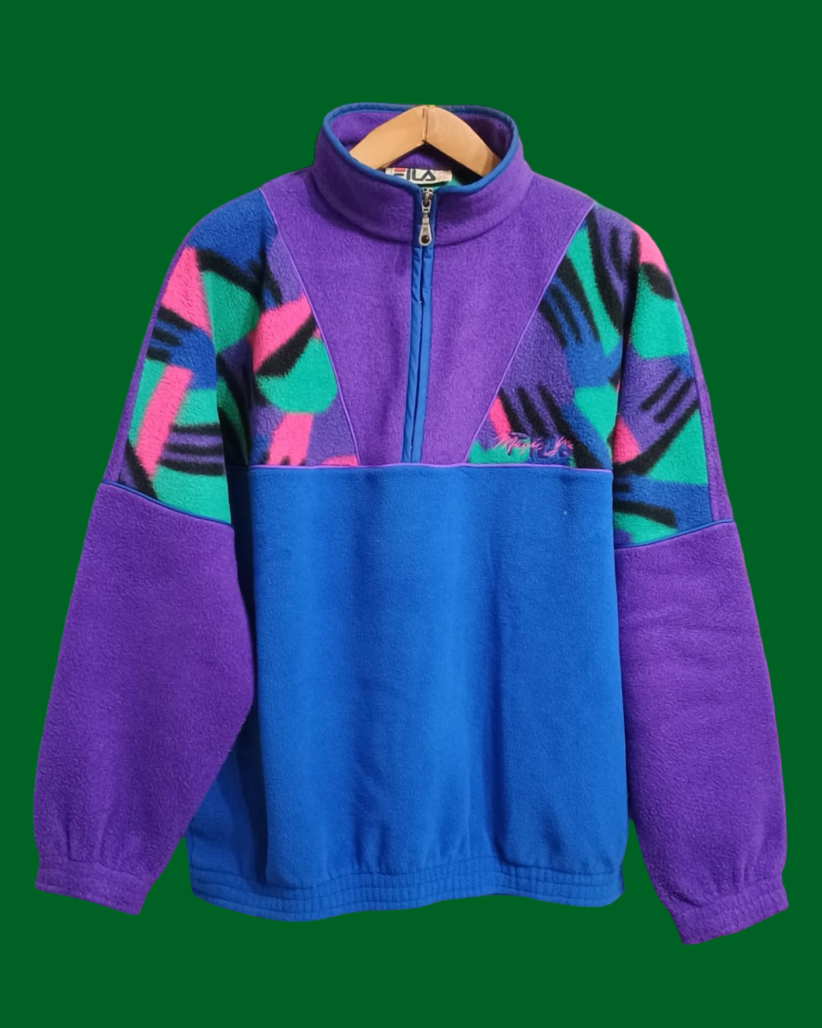 Vintage Multicolor Fantasy 90's Fila Fleece Unisex Size L